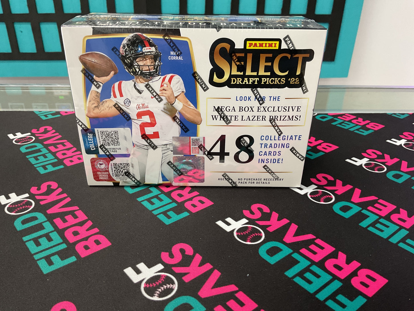 2022 panini football select draft picks mega box