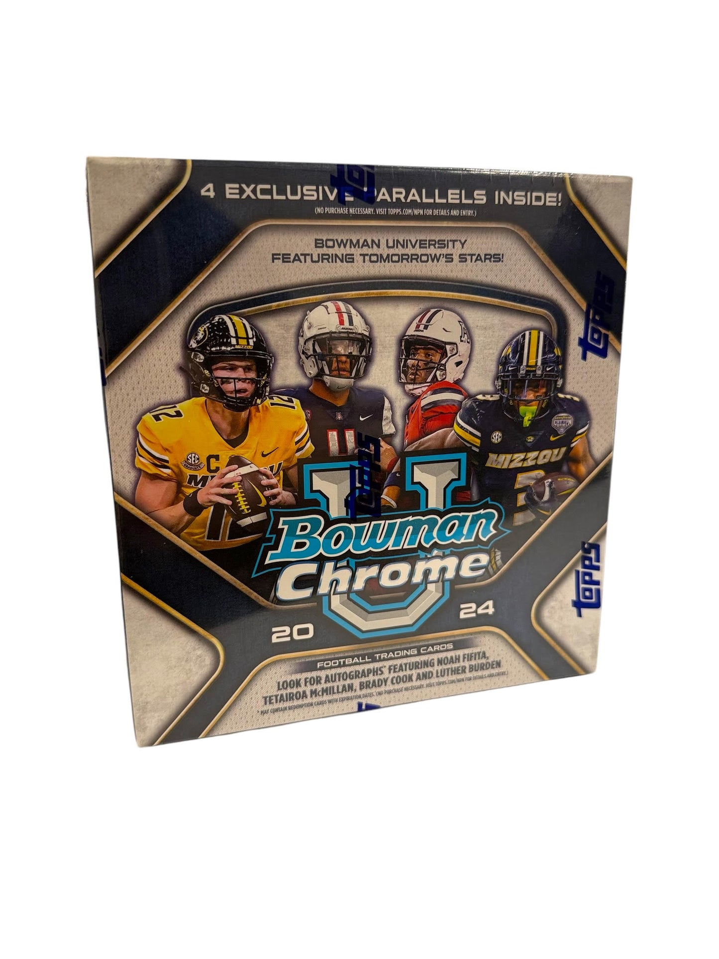 2024 Bowman Chrome U Football Mega Box Sealed