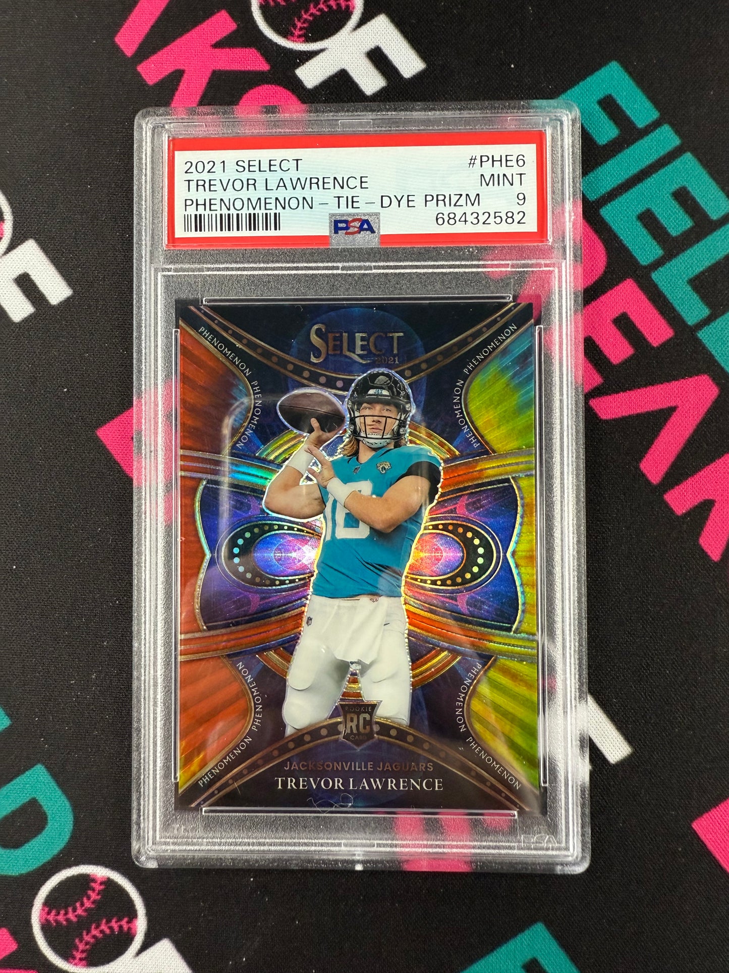 2021 Select Trevor Lawrence Phenomenon - Tie - Dye Prizm