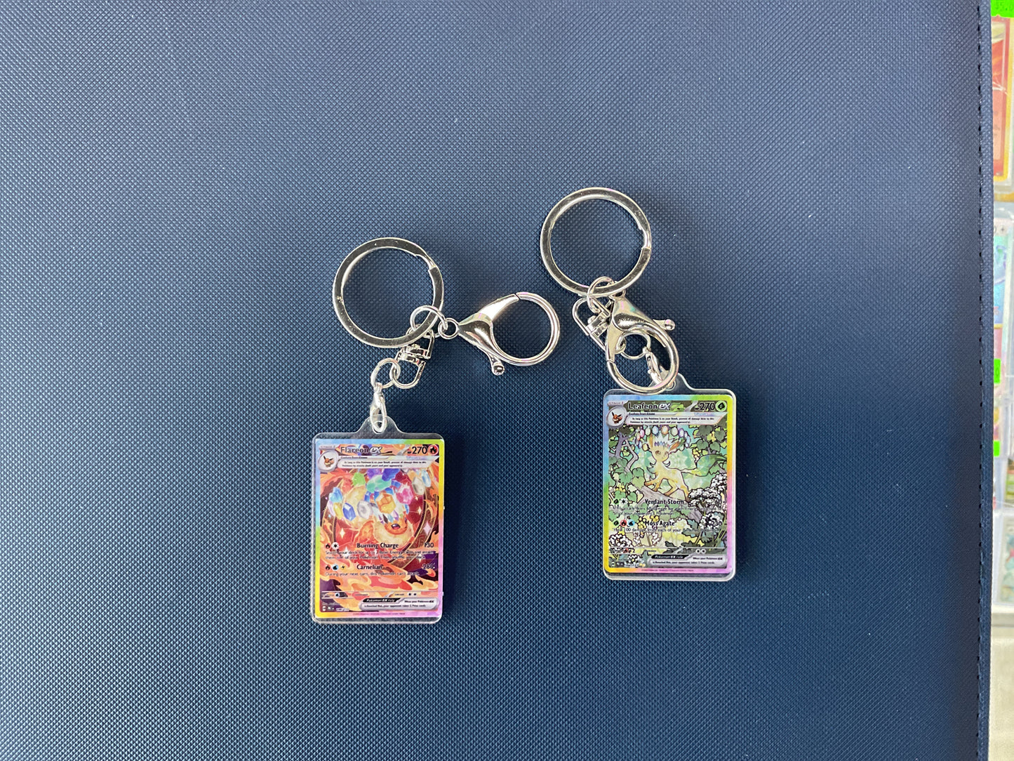 Prismatic keychains