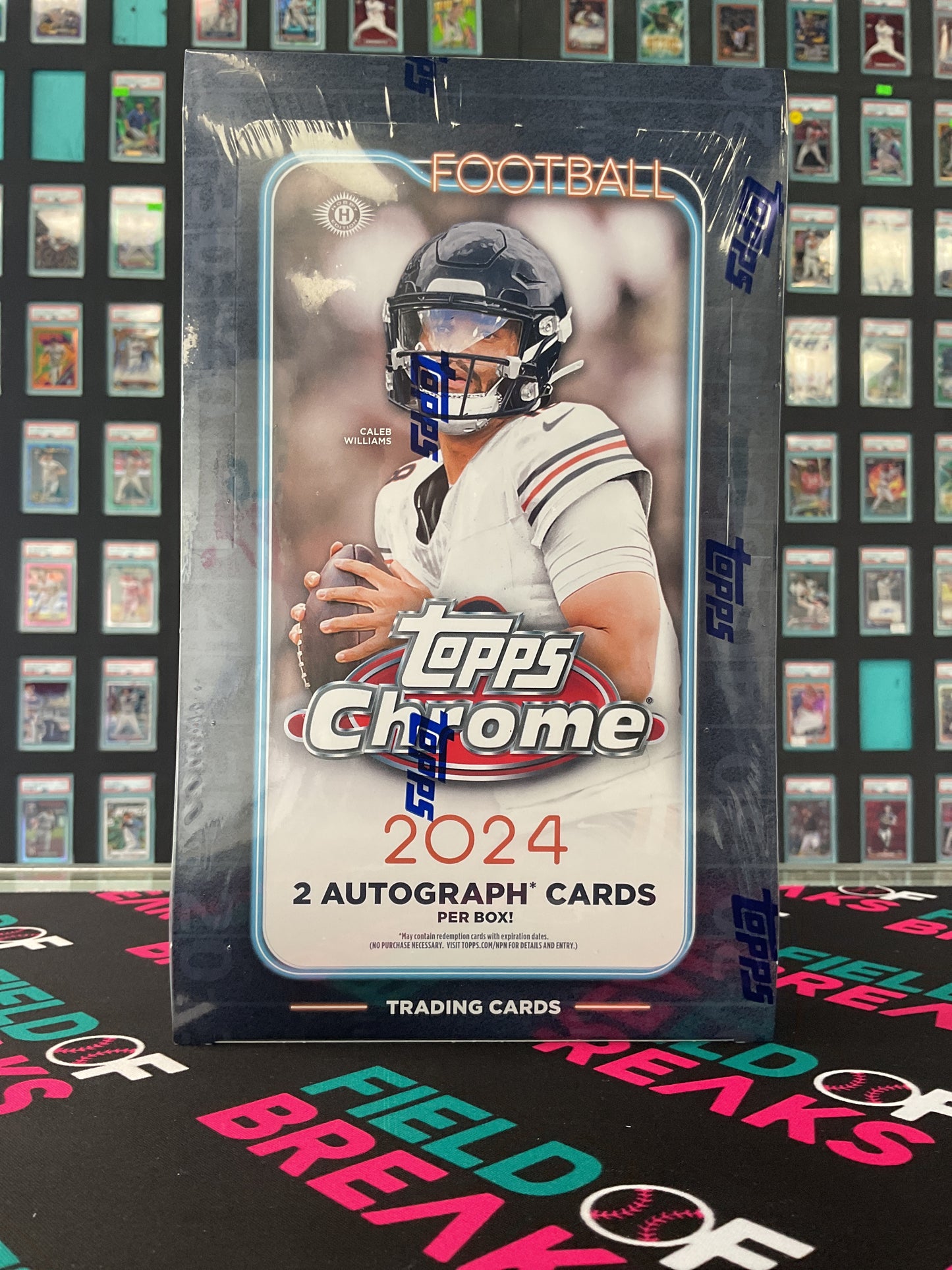 Topps chrome football hobby box
