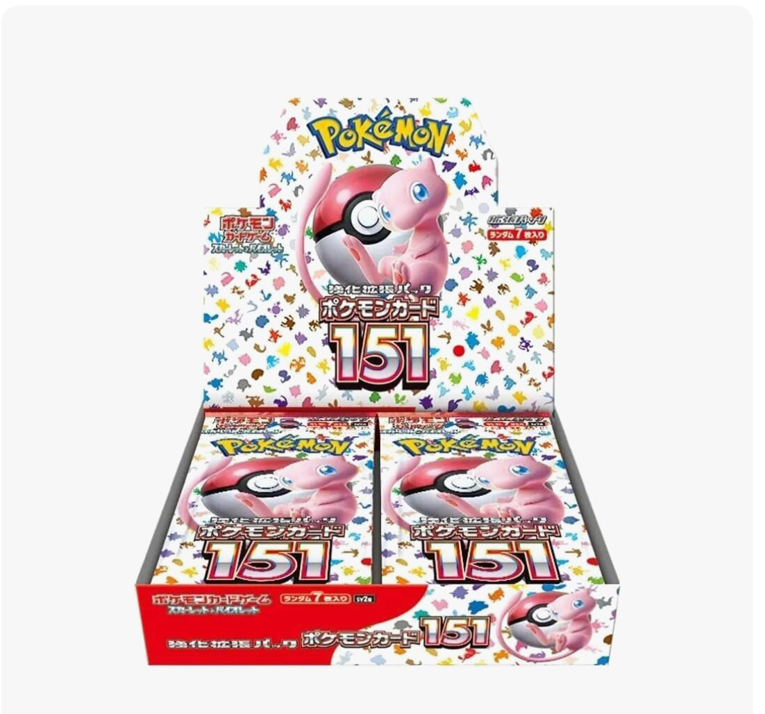 Japanese Pokemon 151 Booster Box - SV2a: Pokemon Card 151 (SV2a)