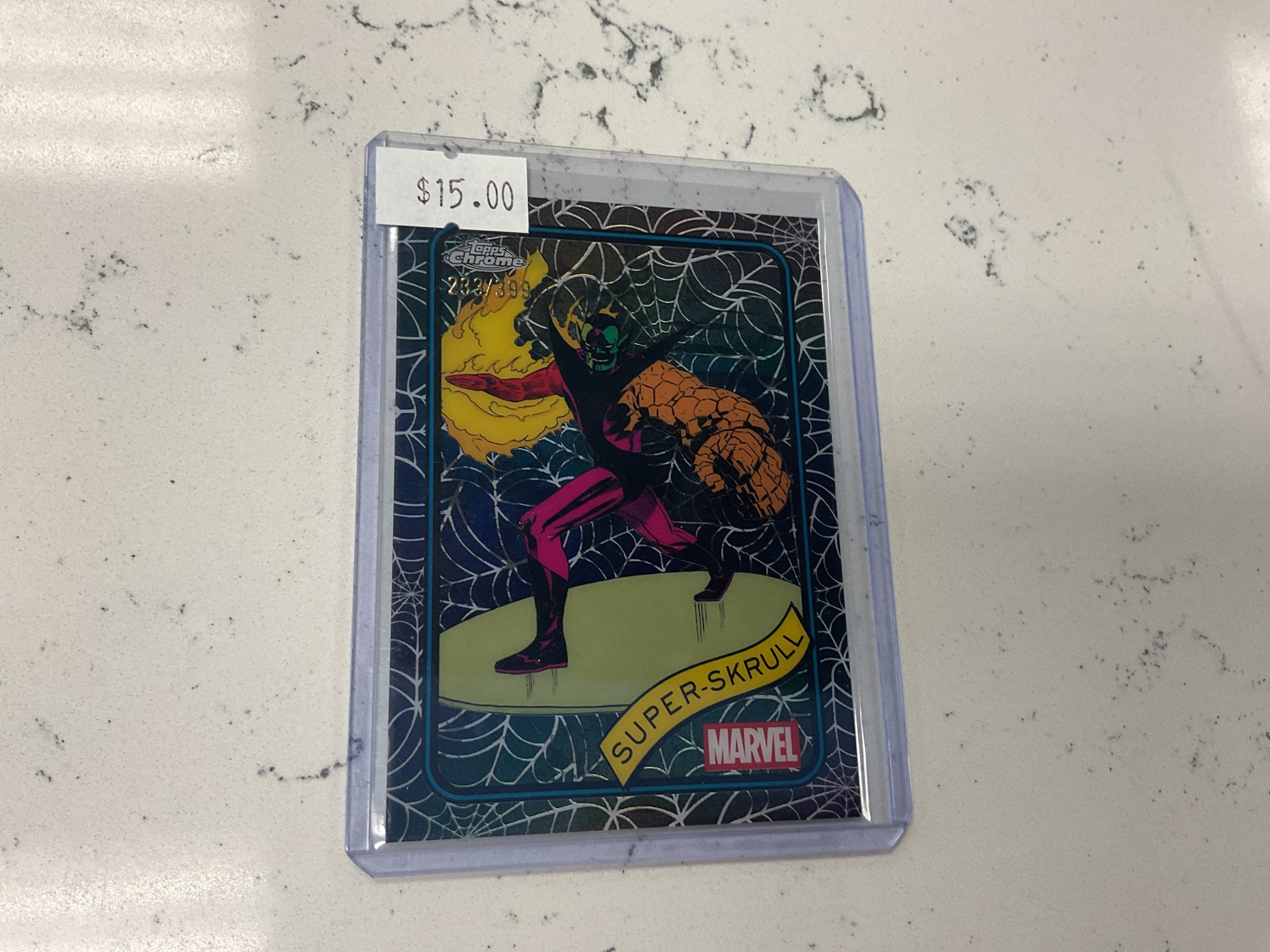 Super Scrull spider web refractor marvel