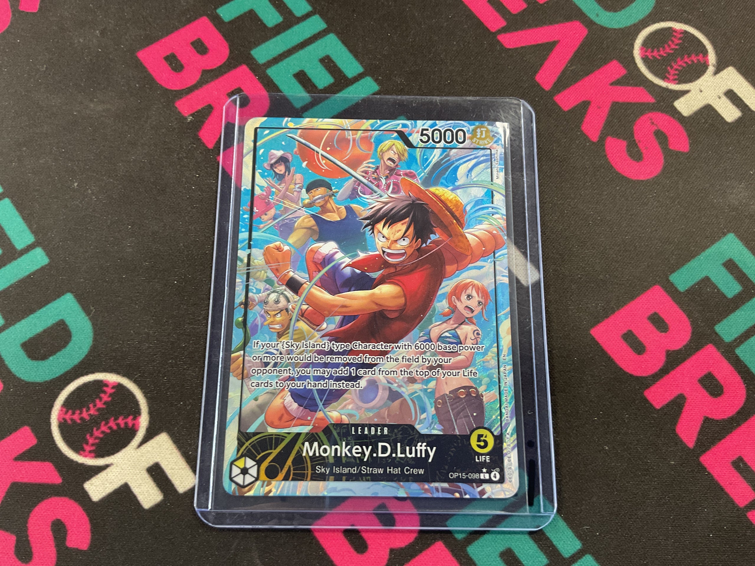 Monkey D Luffy Alt Art Leader OP15-098