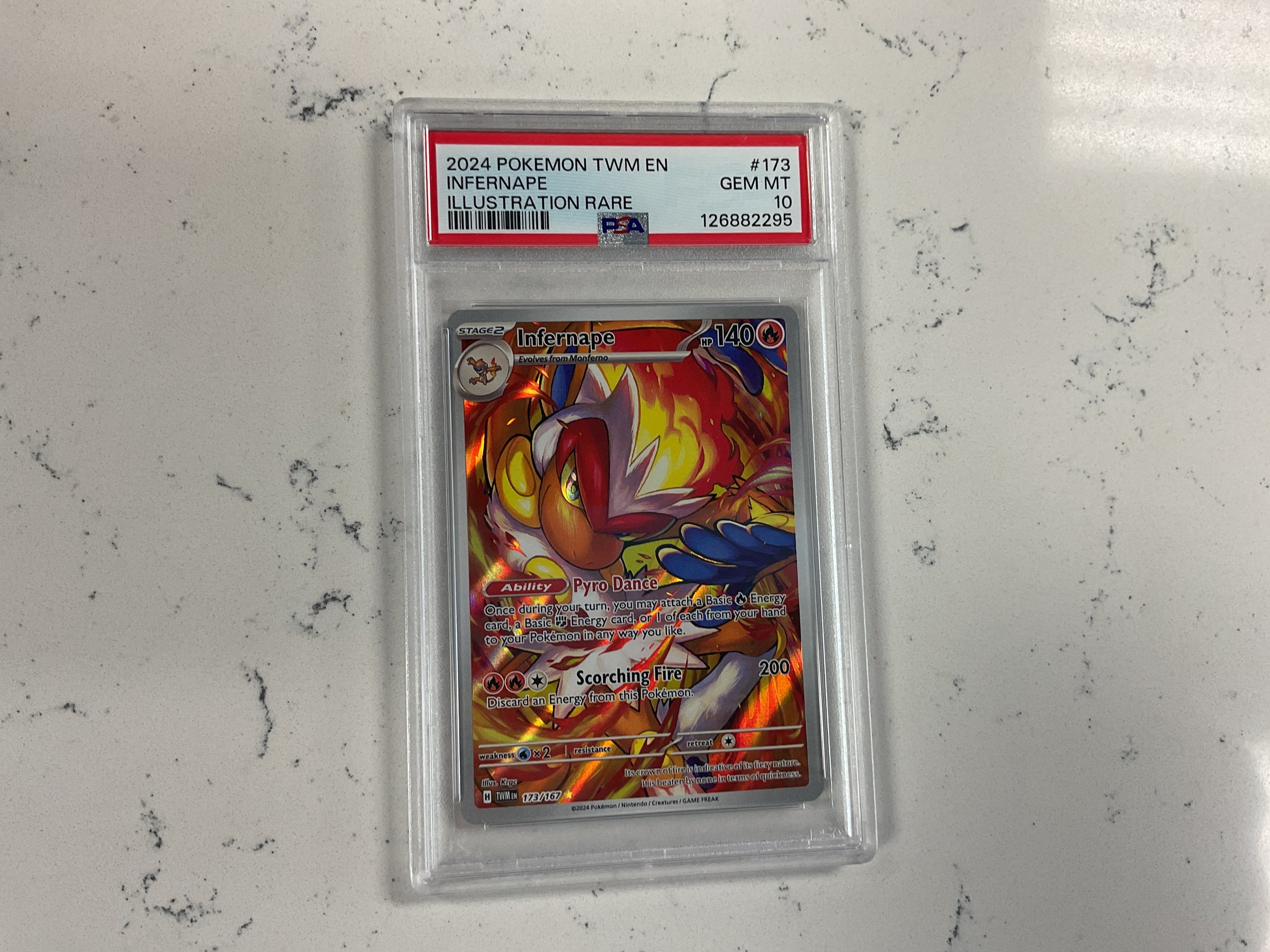 Infernape IR PSA 10 173/167