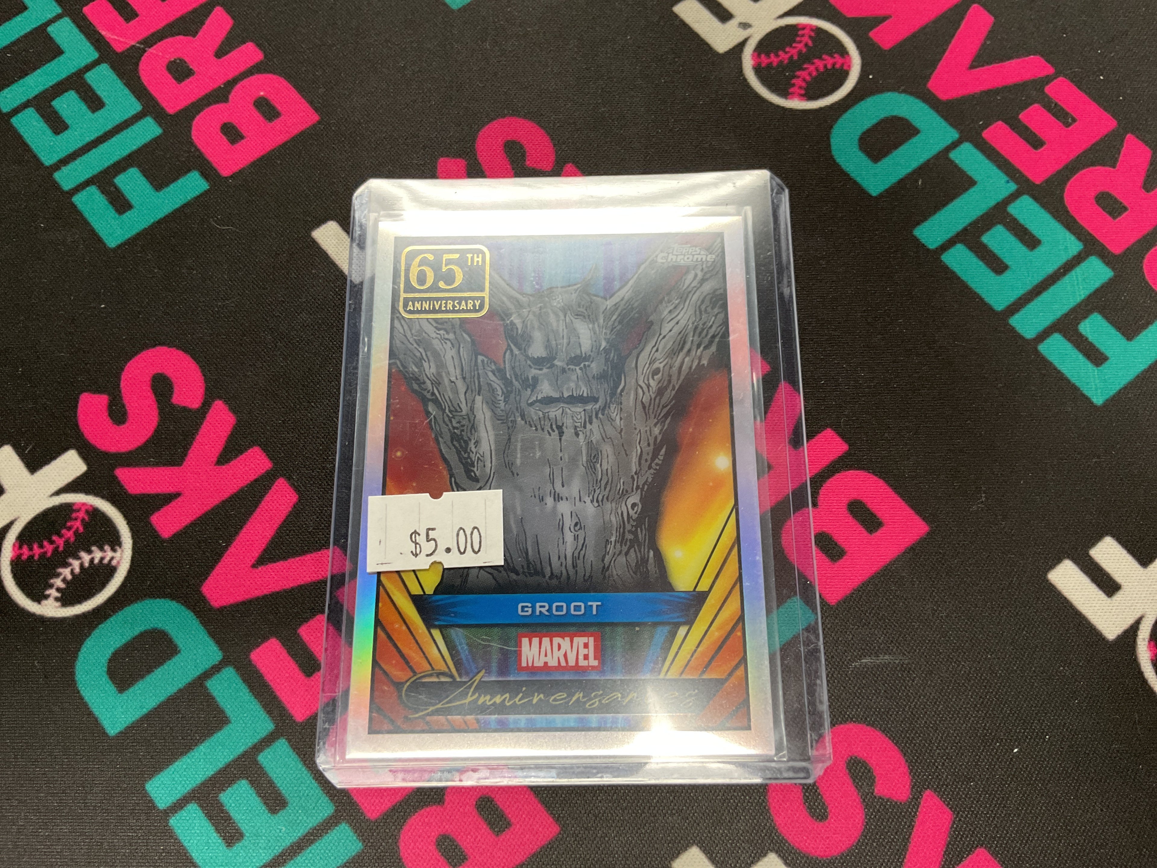 2025 Topps Chrome Marvel 65th Anniversary Groot