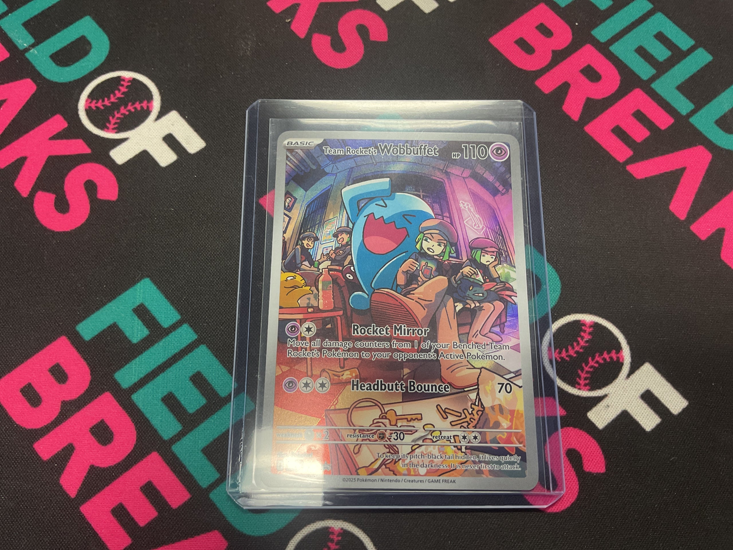 Team Rocket’s Wobbuffet Destined Rivals ETB Promo 203