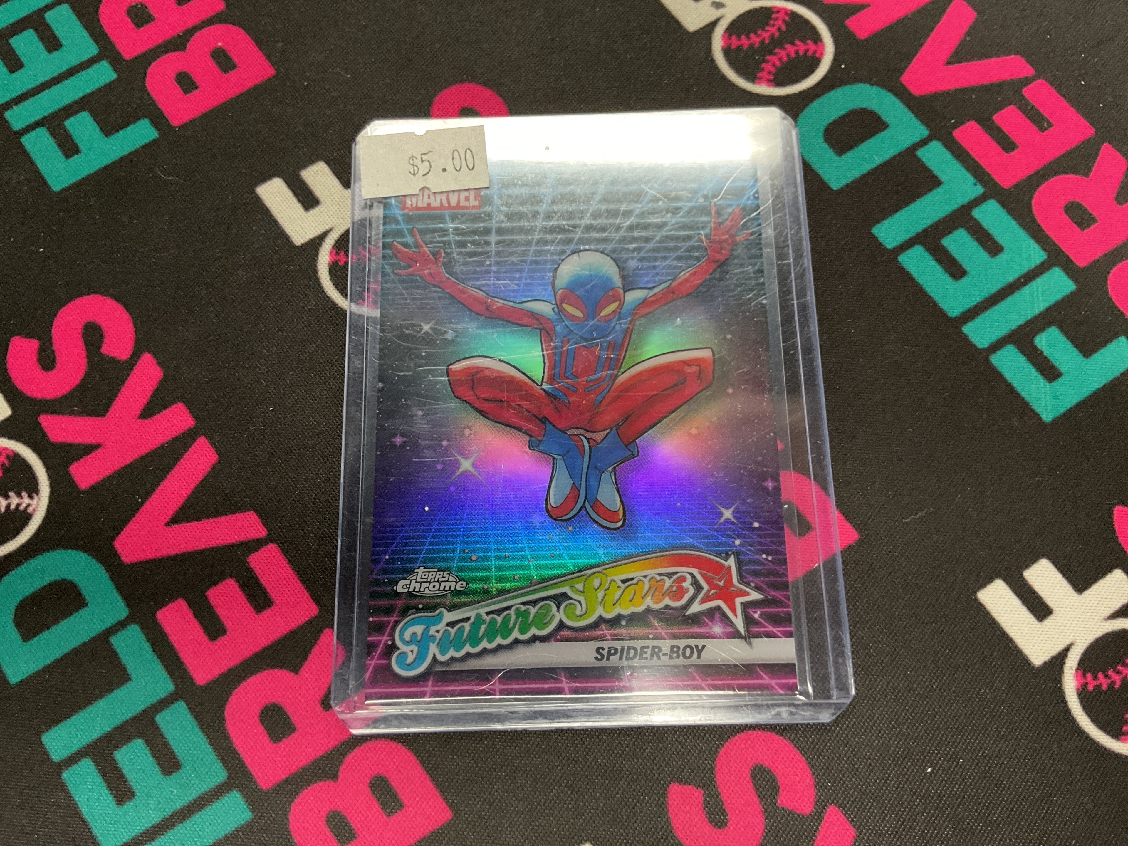 2025 Topps Chrome Marvel Future Stars Spider Boy