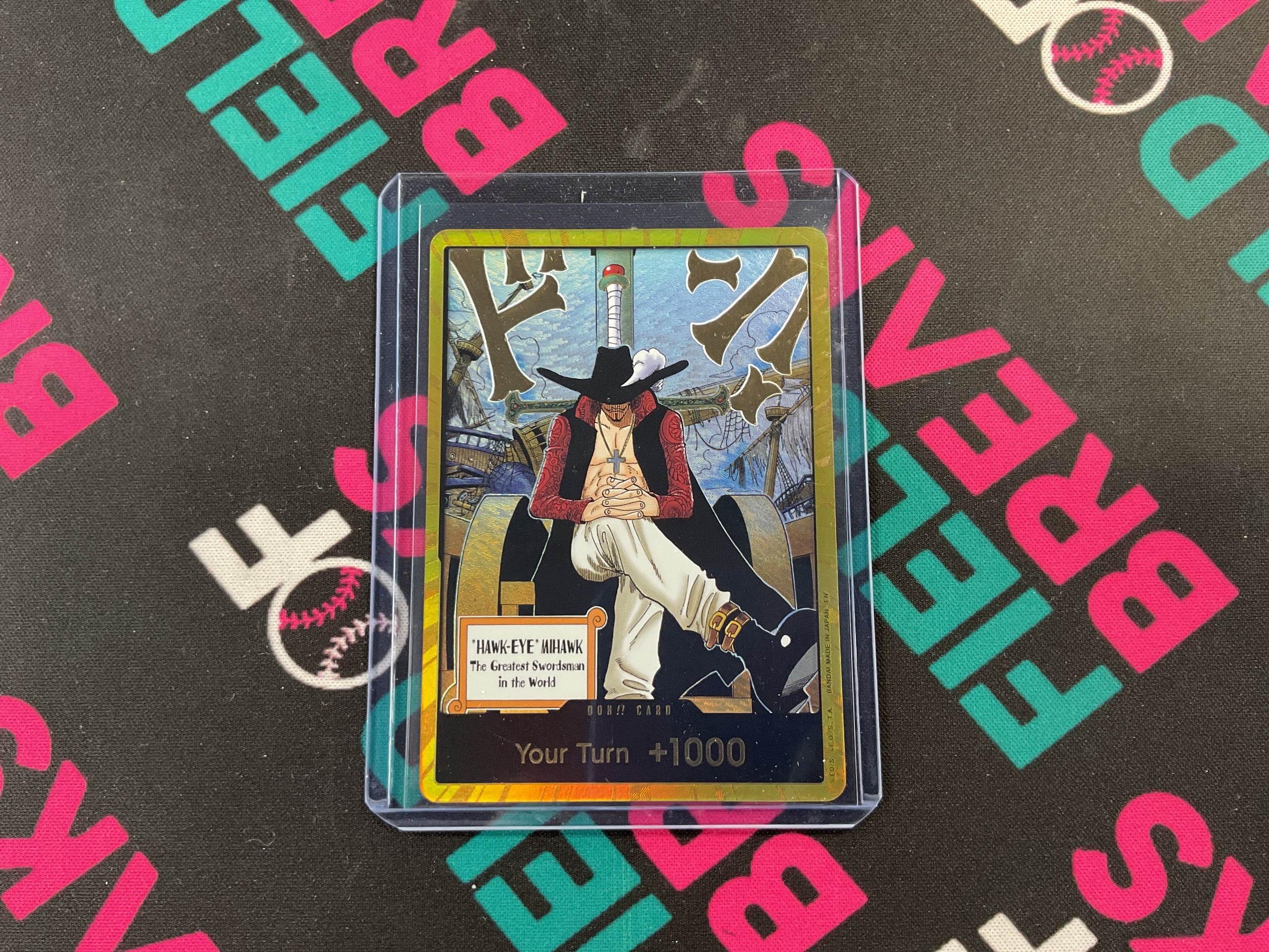 Dracule Mihawk Gold Don Card The Azure Sea’s Seven