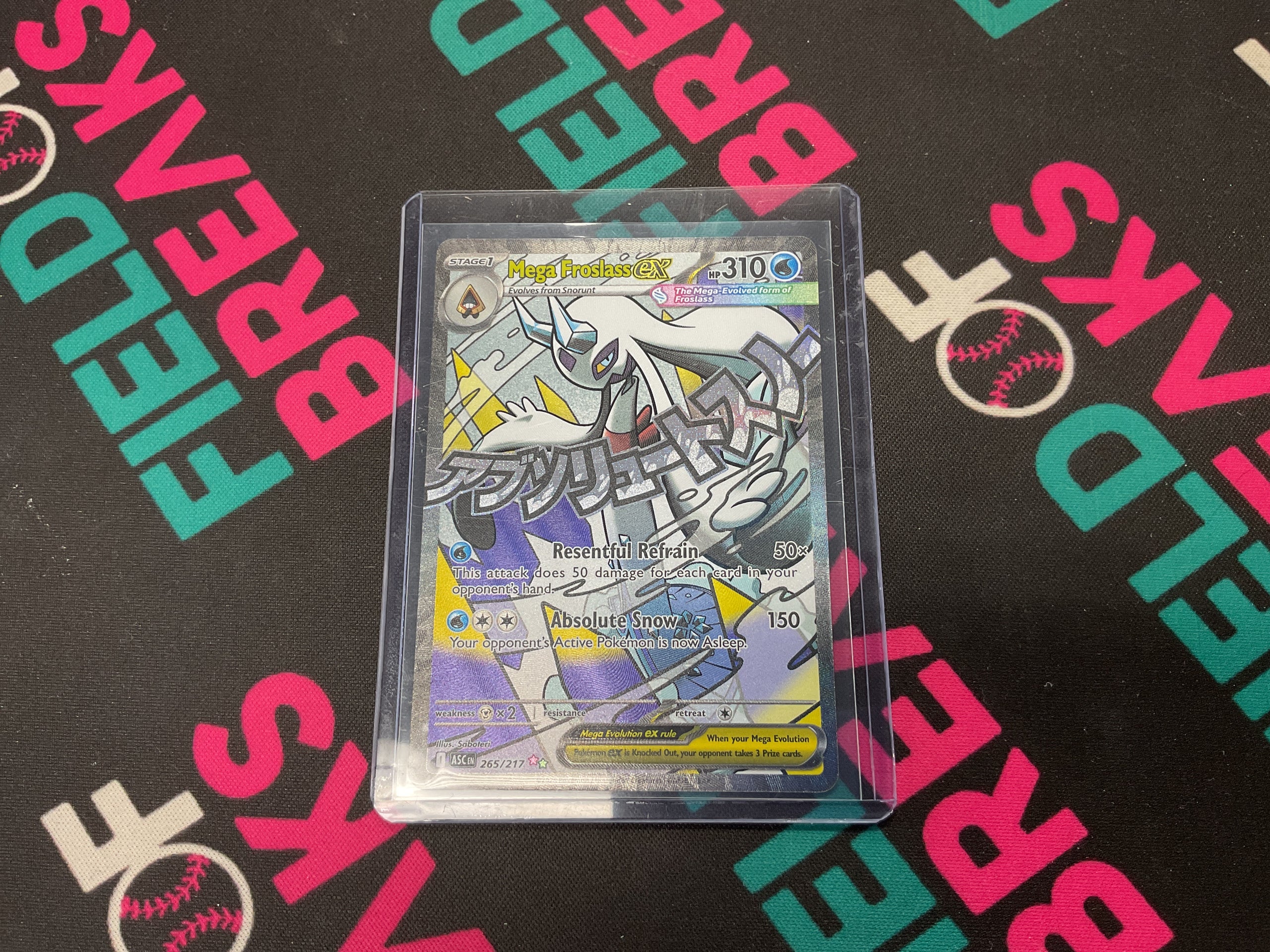 Mega Froslass EX Mega Attack Rare 265/217