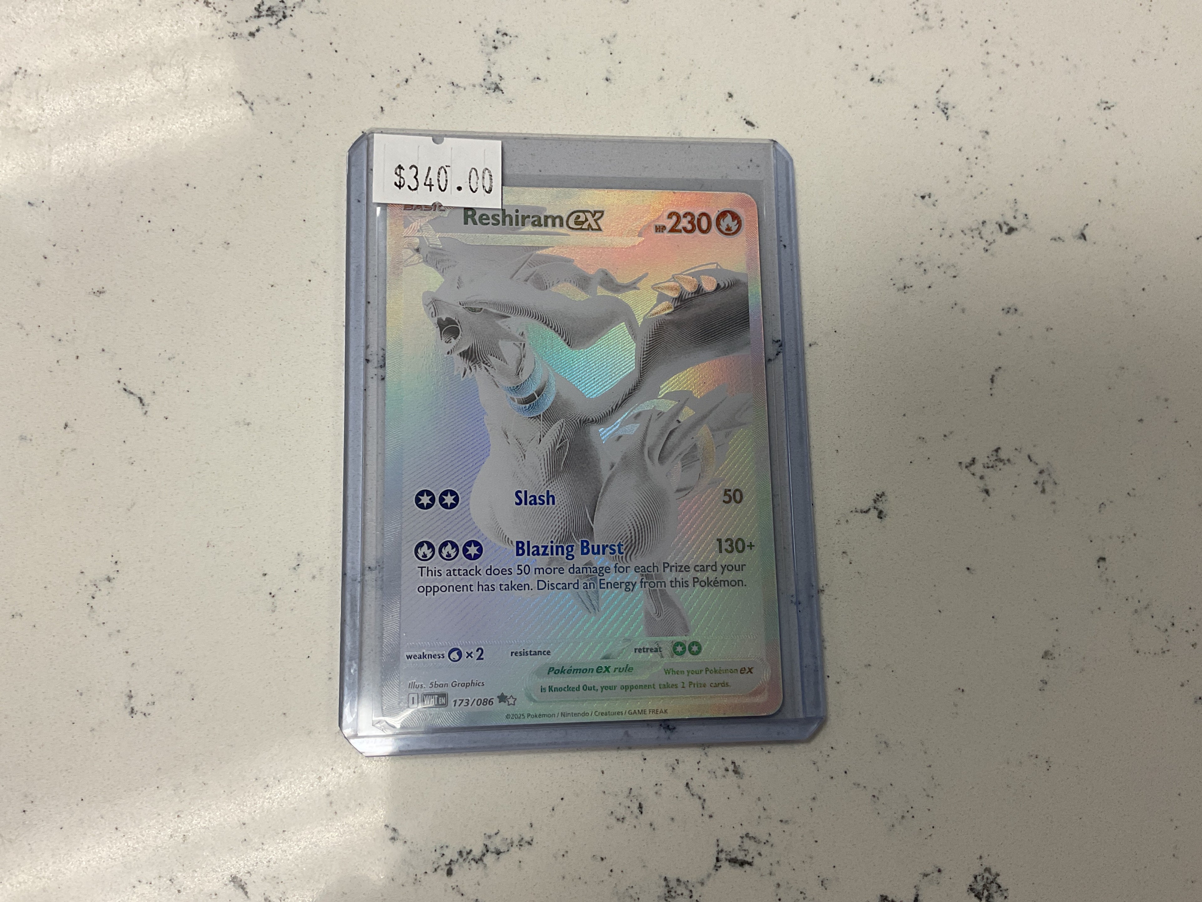 Reshiram ex BWR