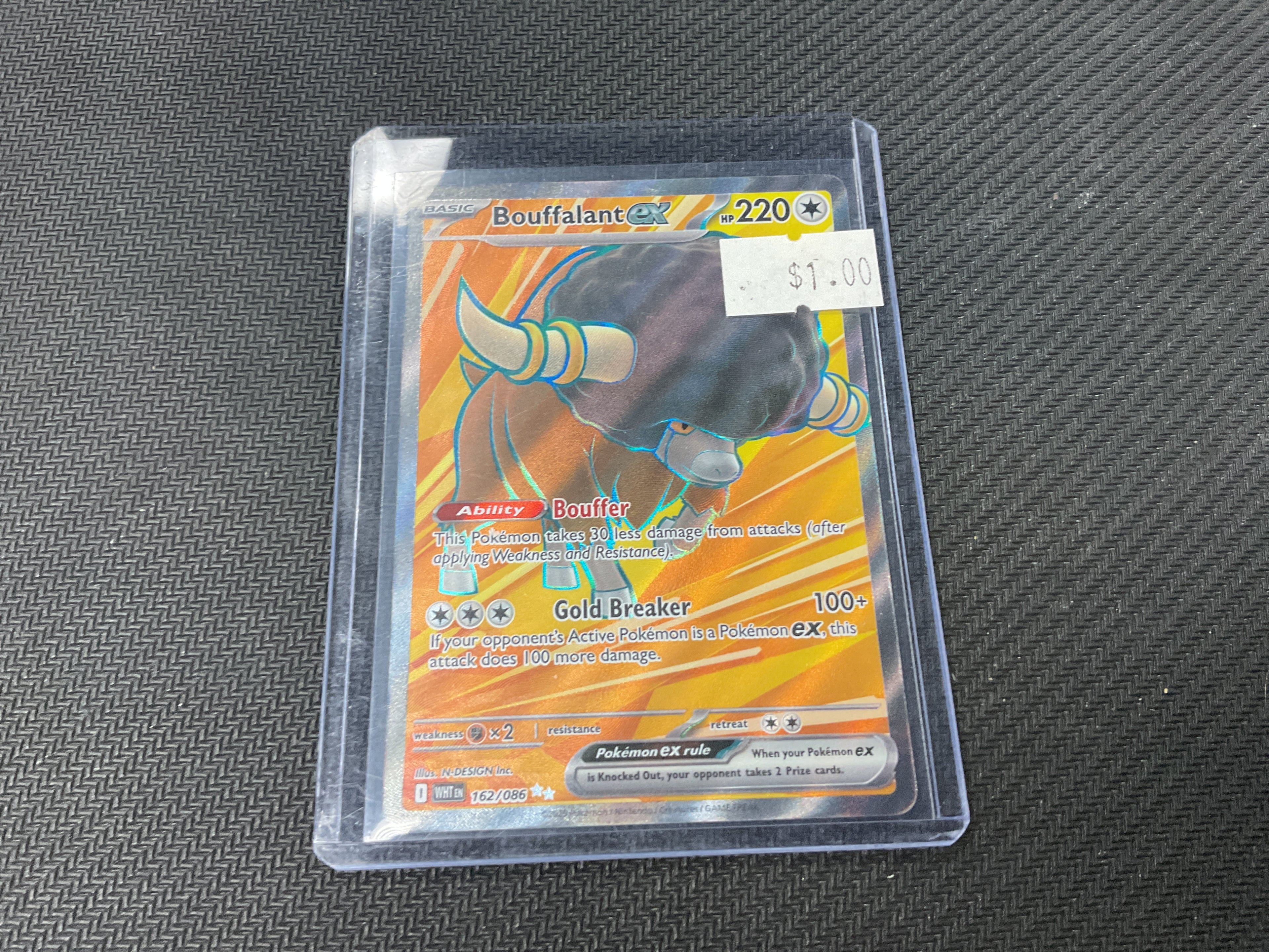 Bouffalant Ex Full Art White Flare