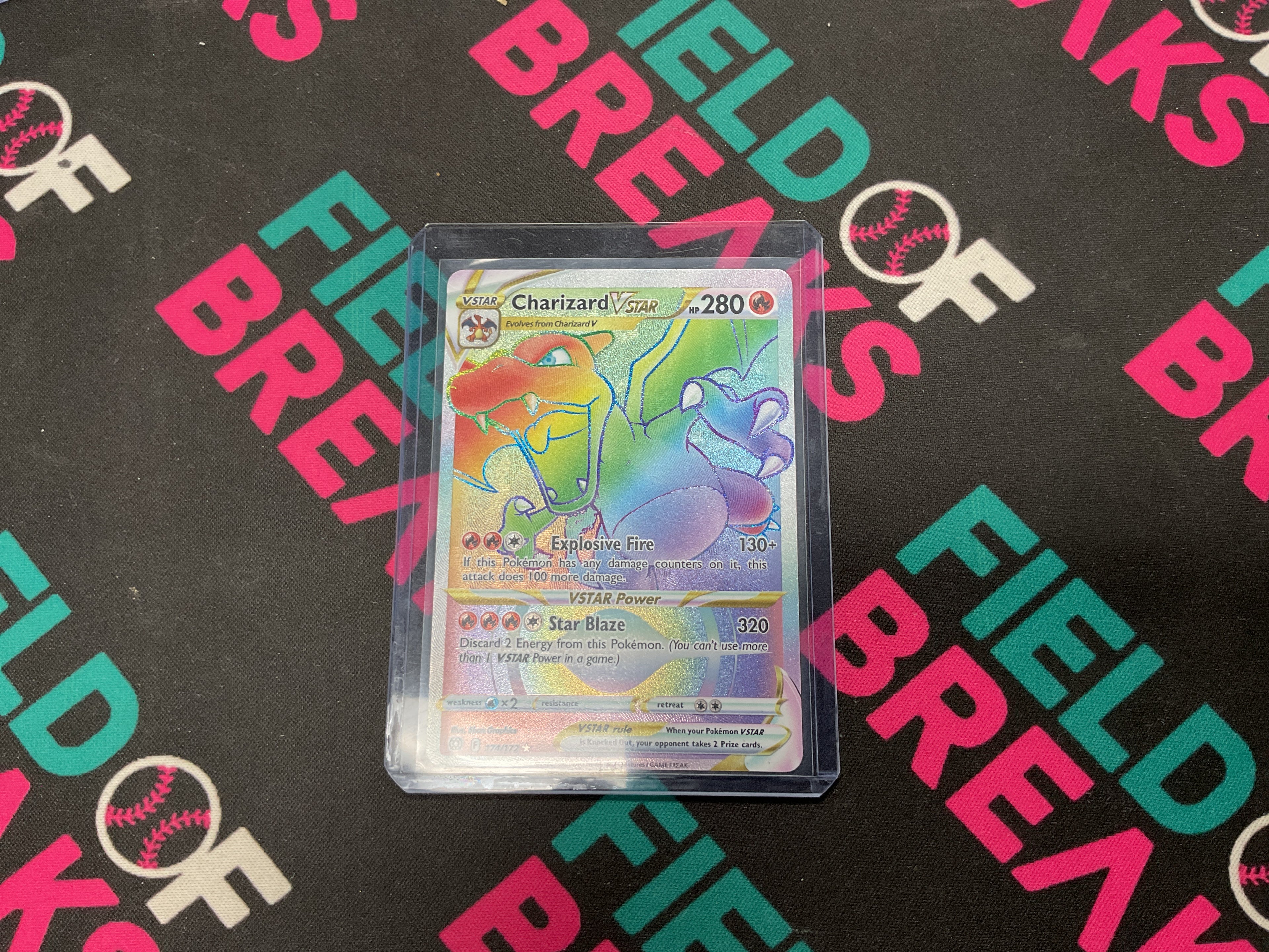 Charizard Vstar Ultra Rare Brilliant Stars 174/172
