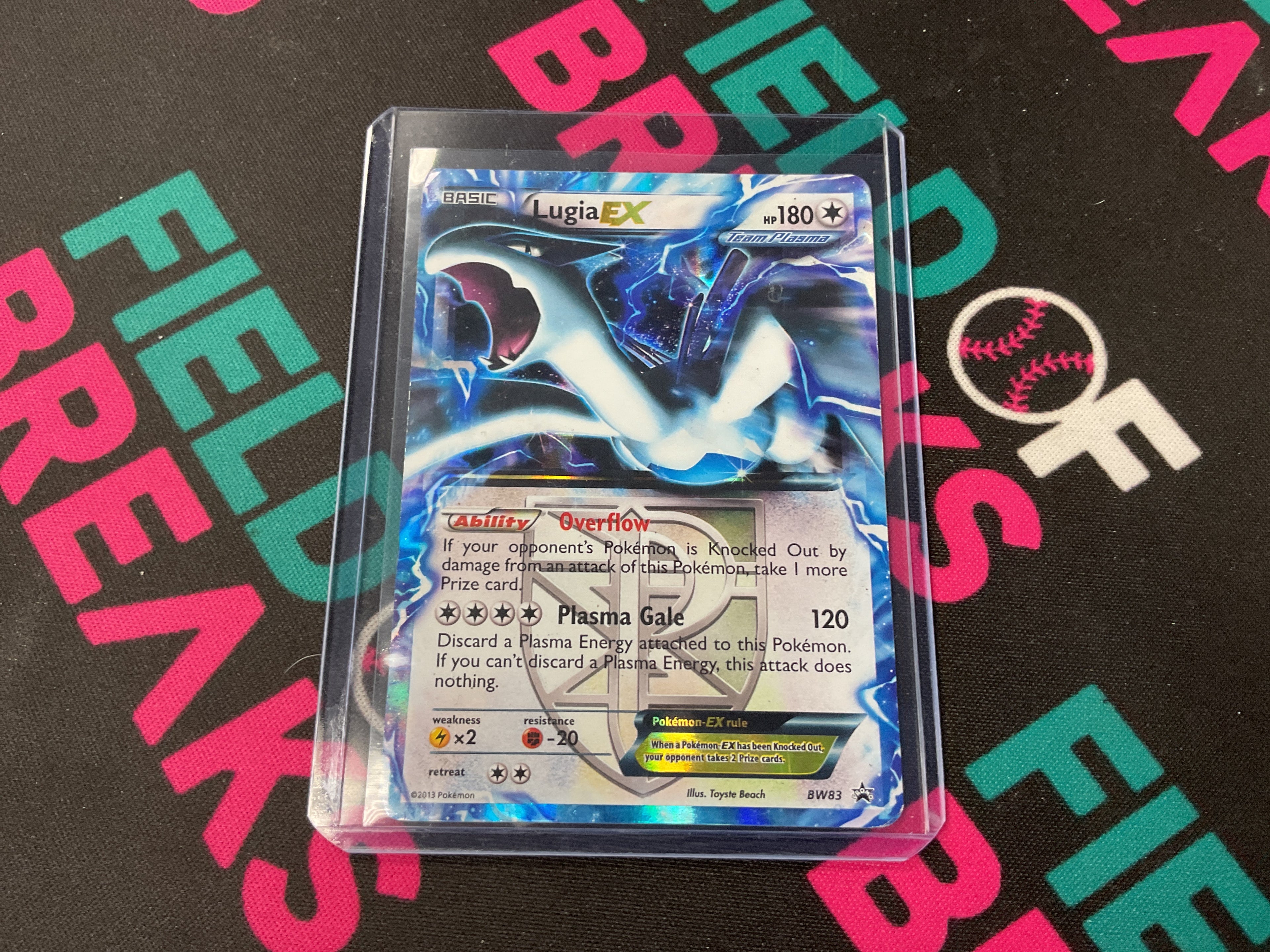 Lugia EX Team Plasma Black and White Promo (Damaged)