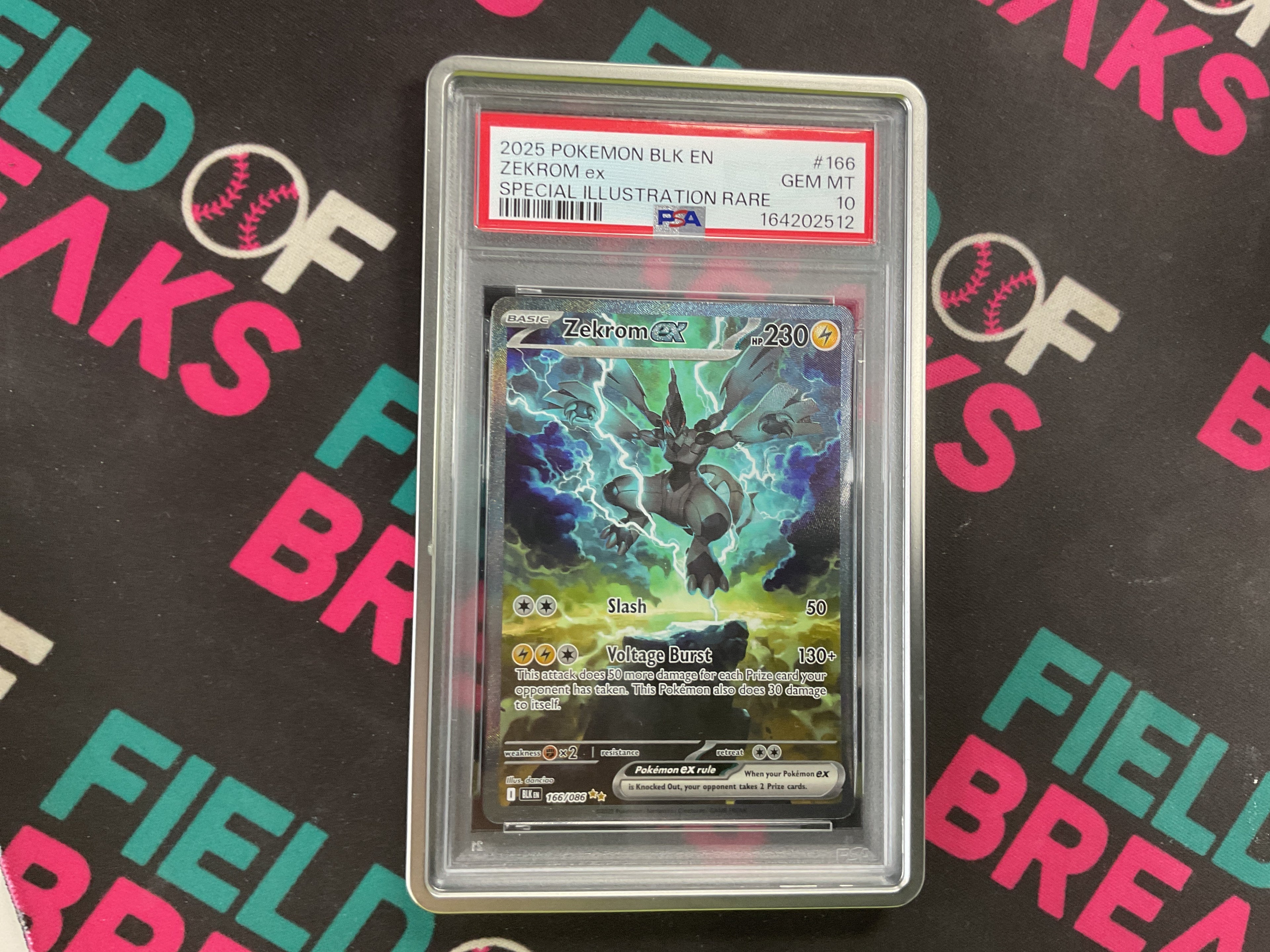 Zekrom ex SIR 166/086 PSA 10