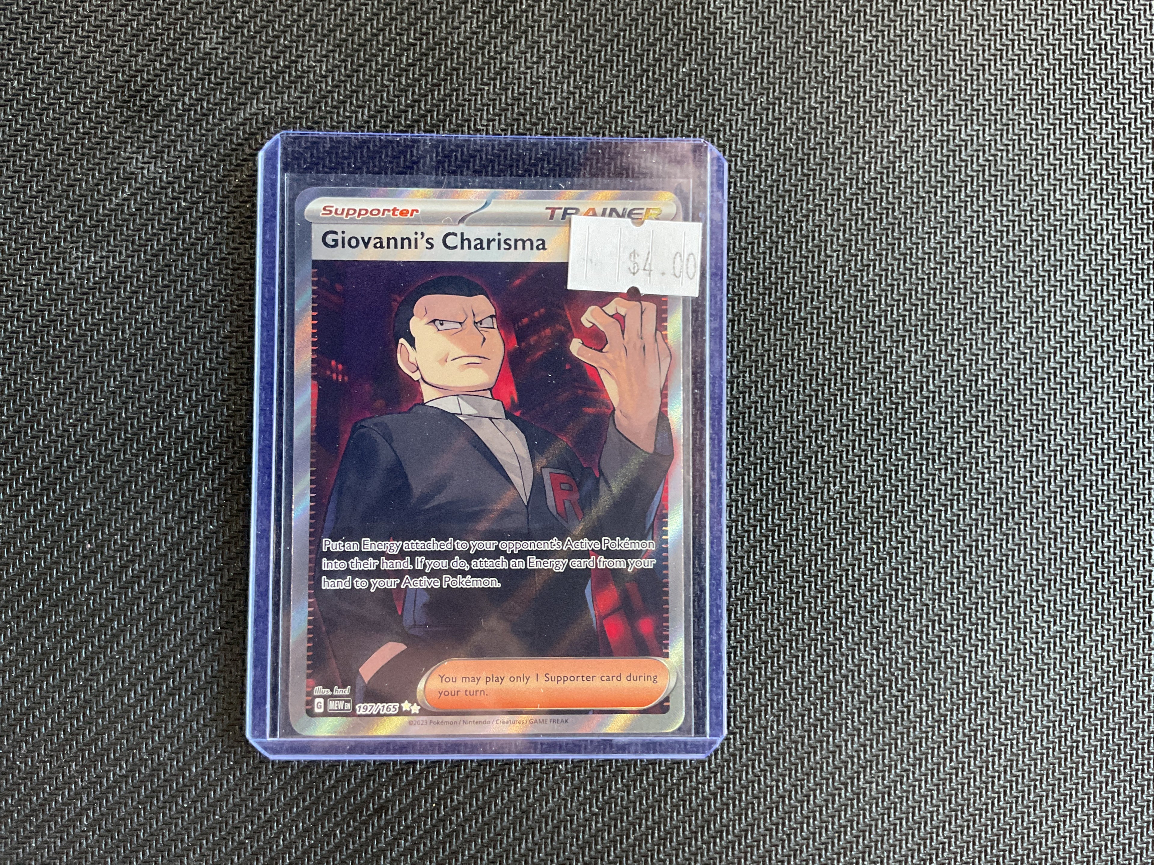 Giovanni’s Charisma Full Art 151