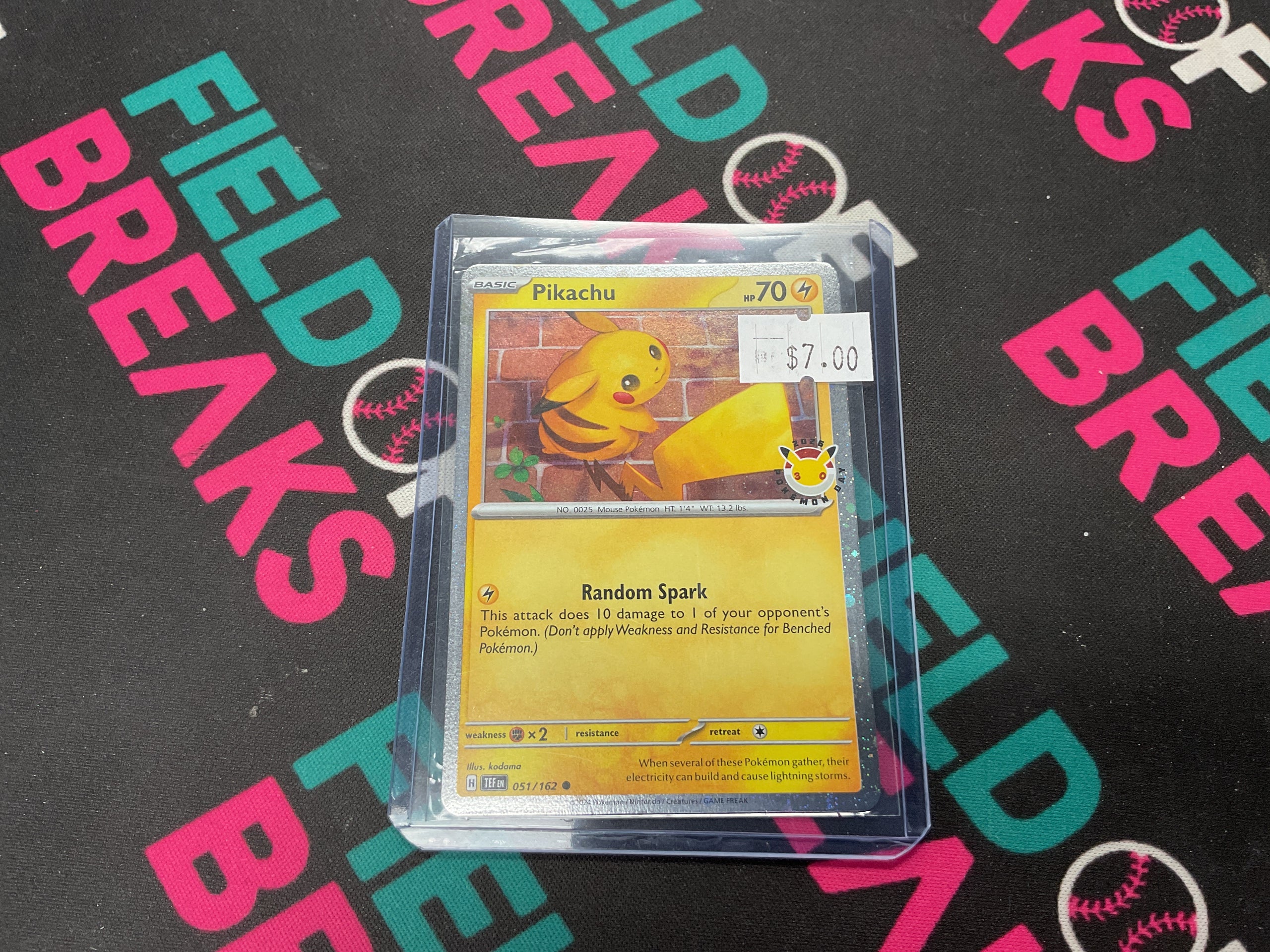Pikachu 051/162 Pokemon Day Promo