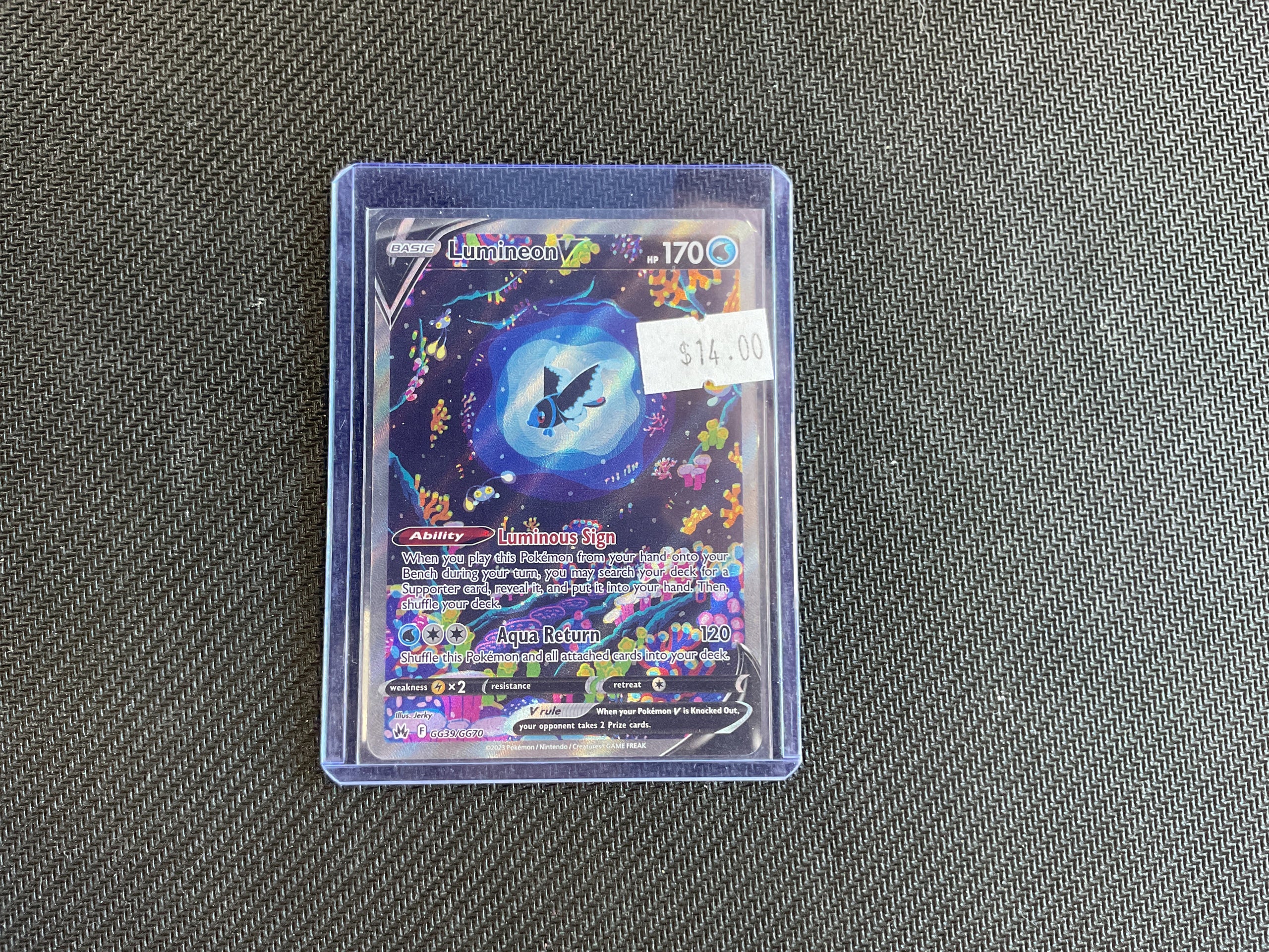 Lumineon V Crown Zenith Galarian Gallery GG39/GG70