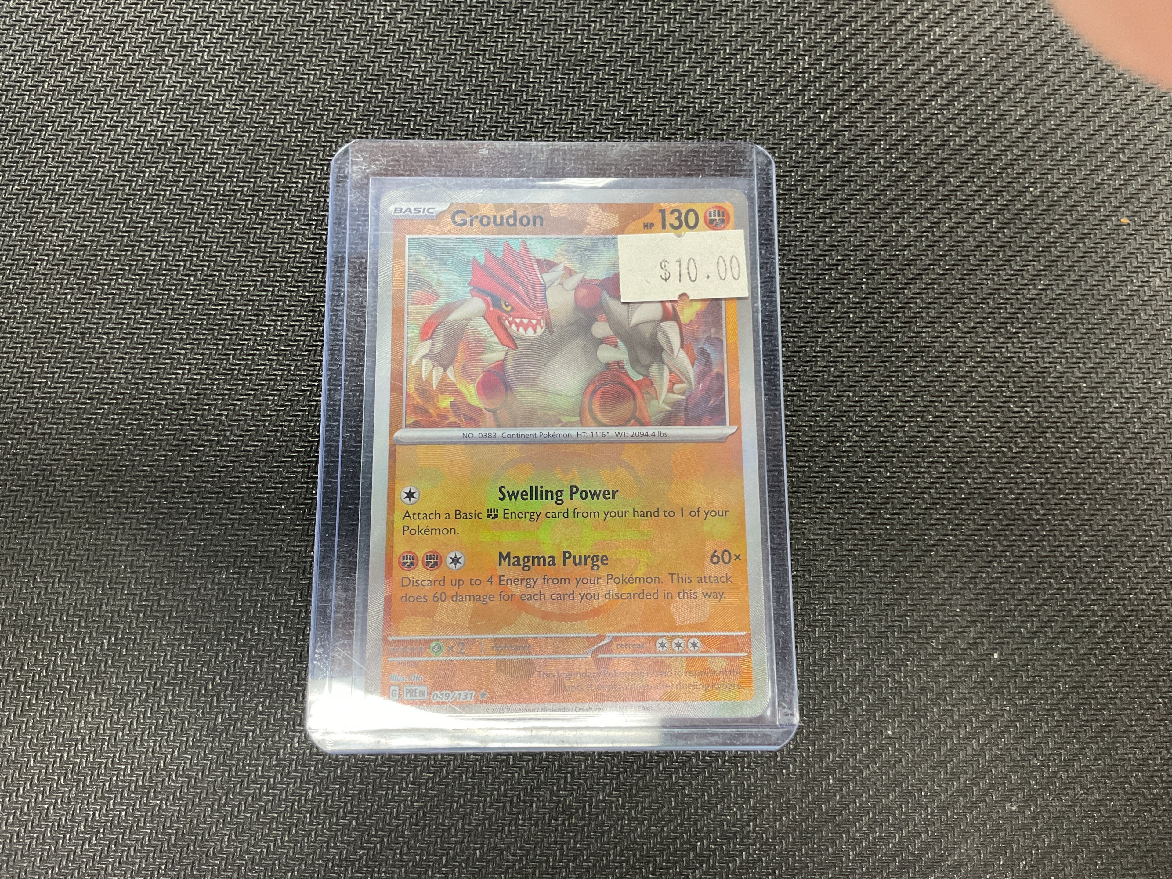 Groudon Masterball Prismatic Evolutions 049/131