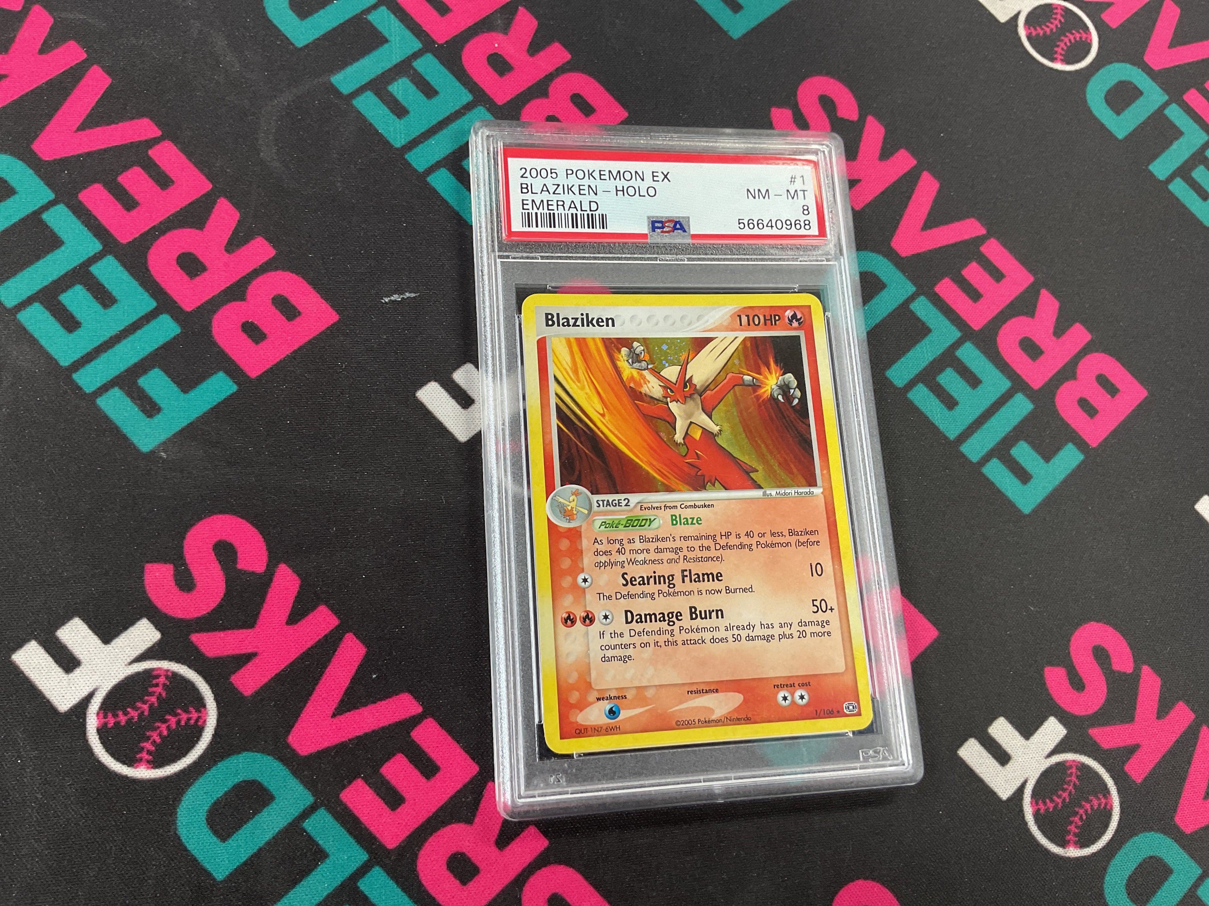 2005 Pokémon Ex Blaziken Holo