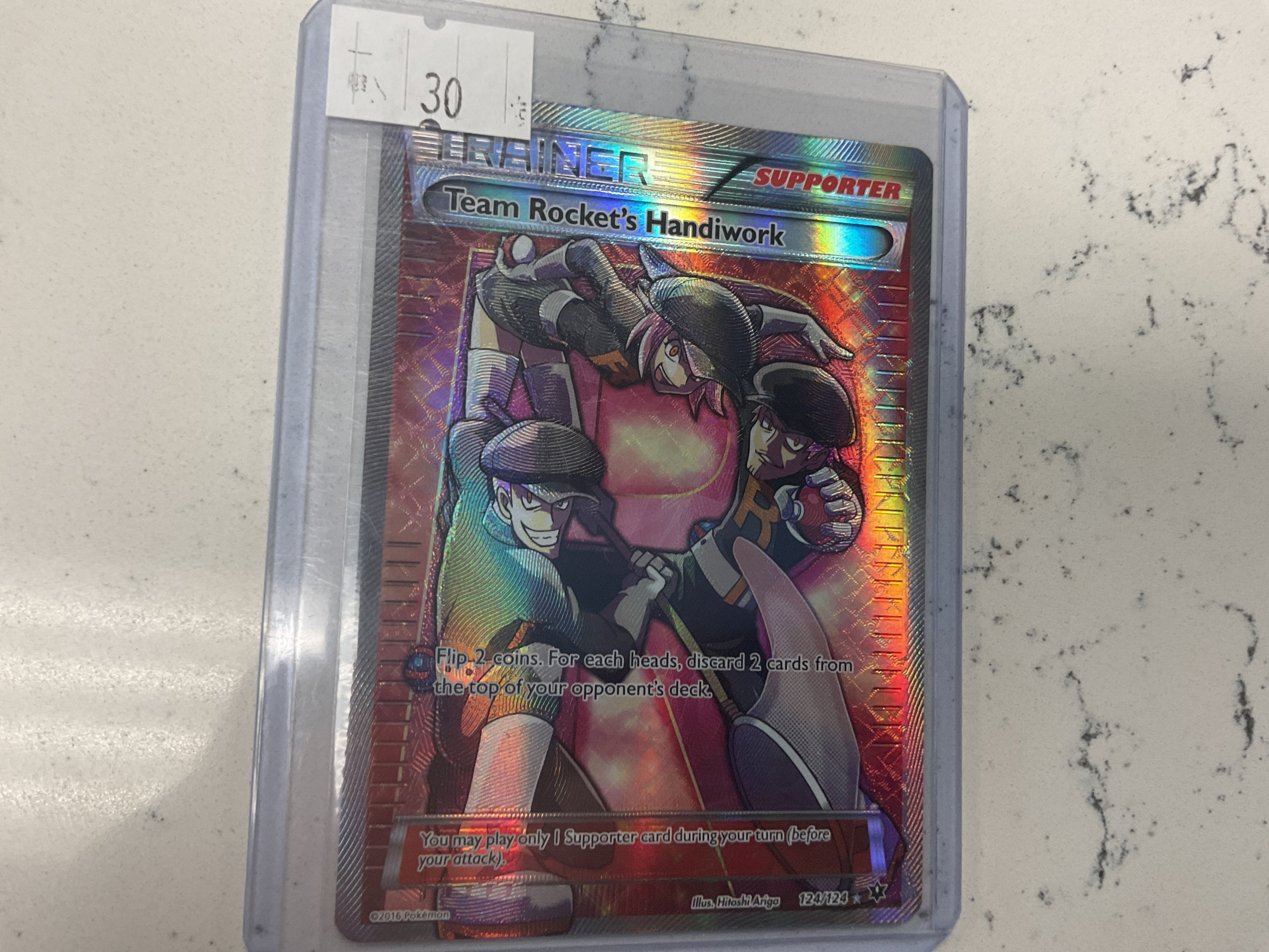 Team Rocket’s Handiwork Full Art 124/124