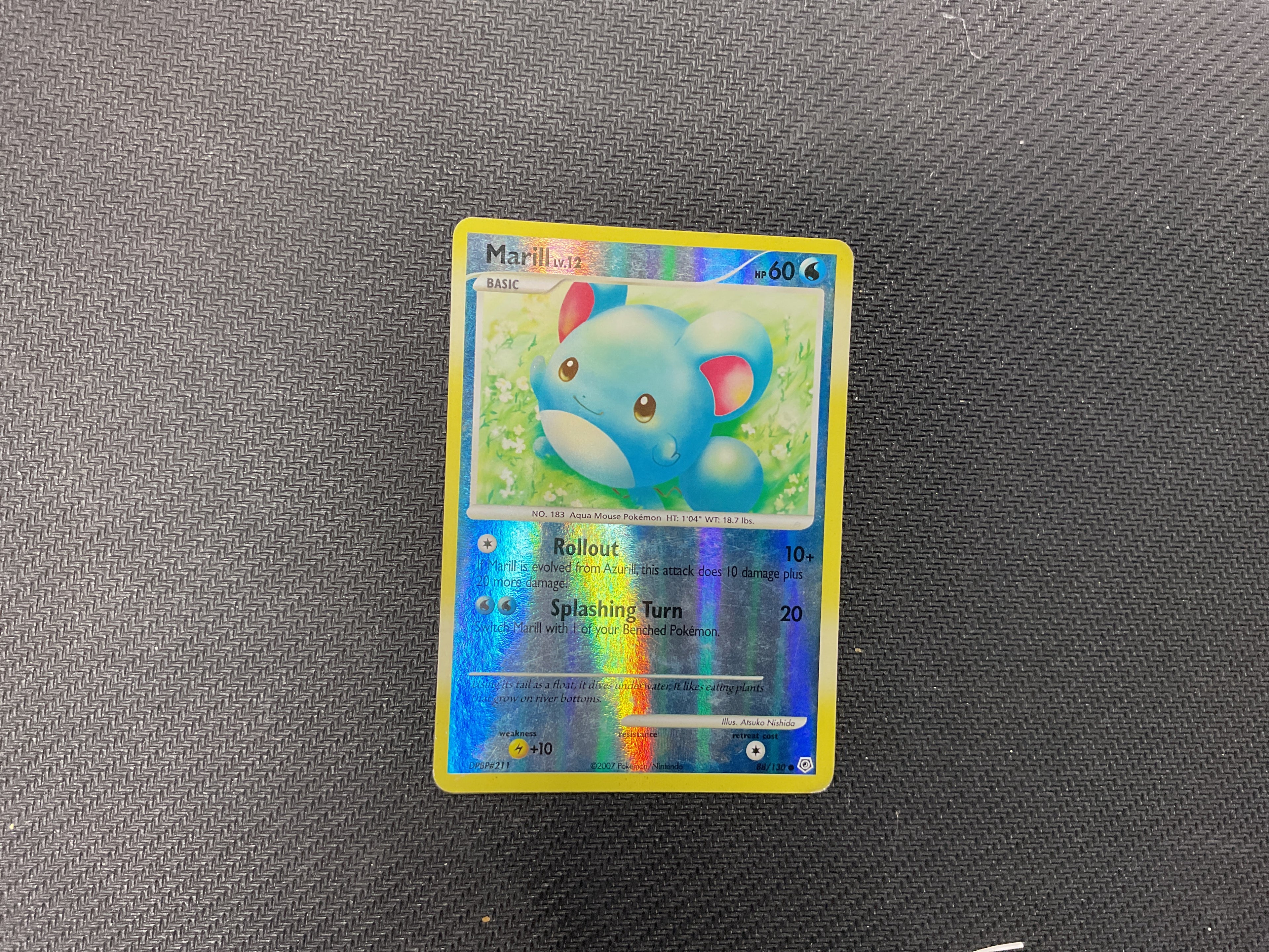 Marill Rev holo Diamond And Pearl HP