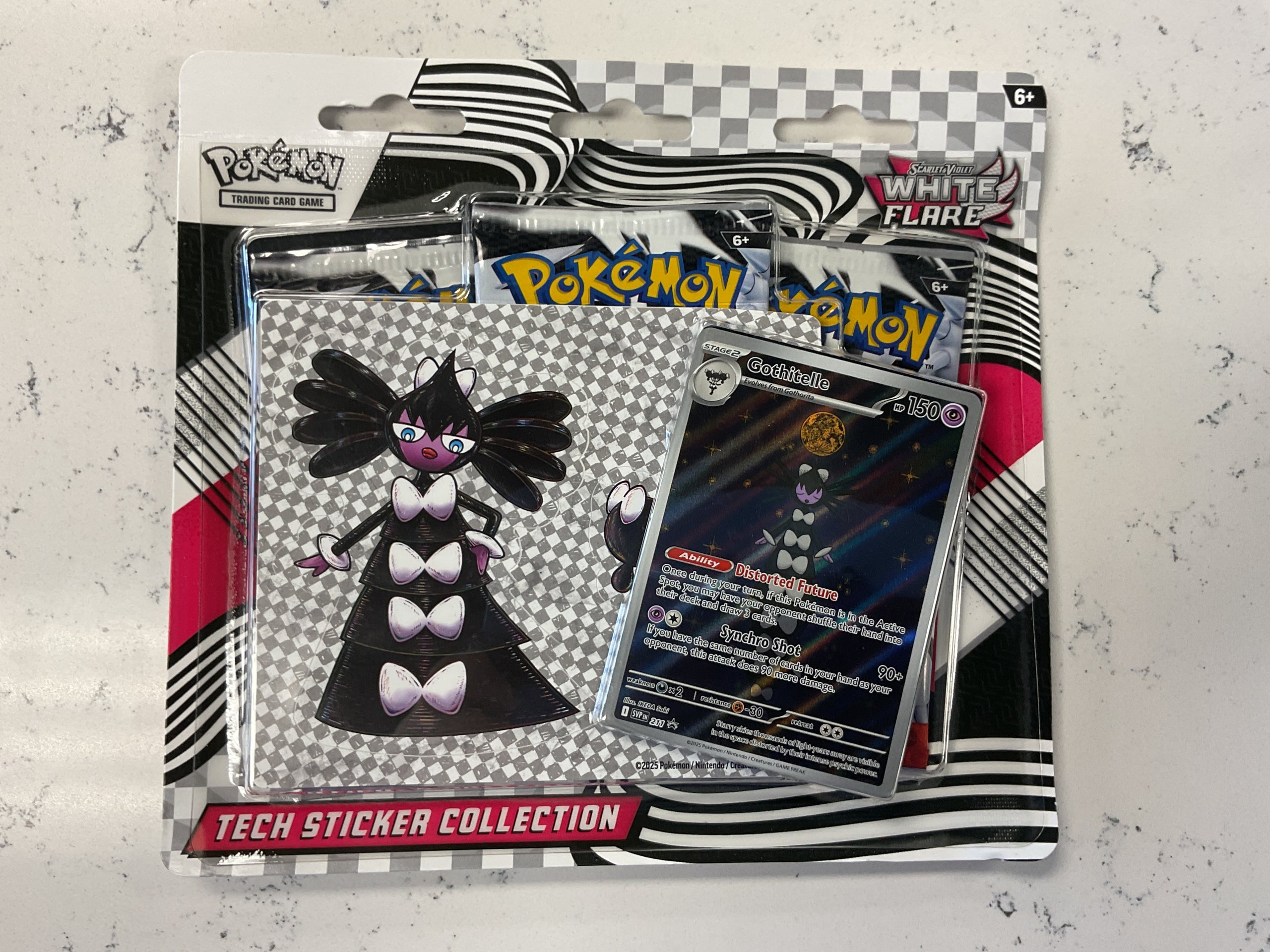 Gothitelle Sticker Collection White Flare