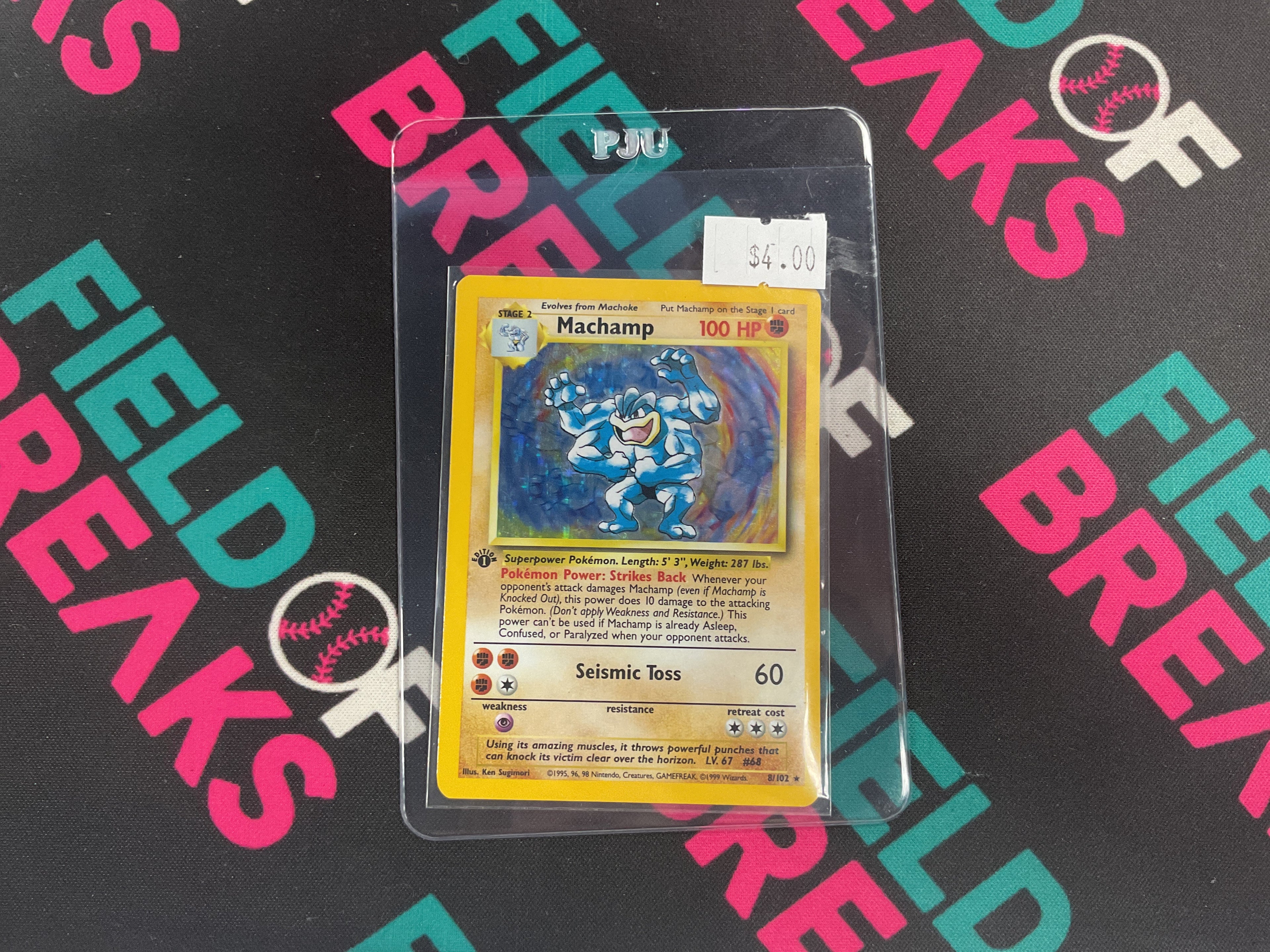 Machamp 1st Edition Deck Exclusive Holo