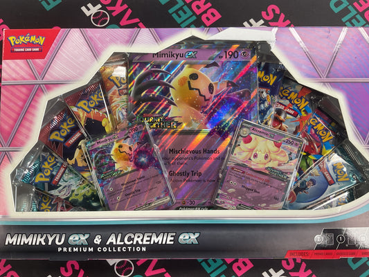 Mimikyu and Alcremie ex premium collection