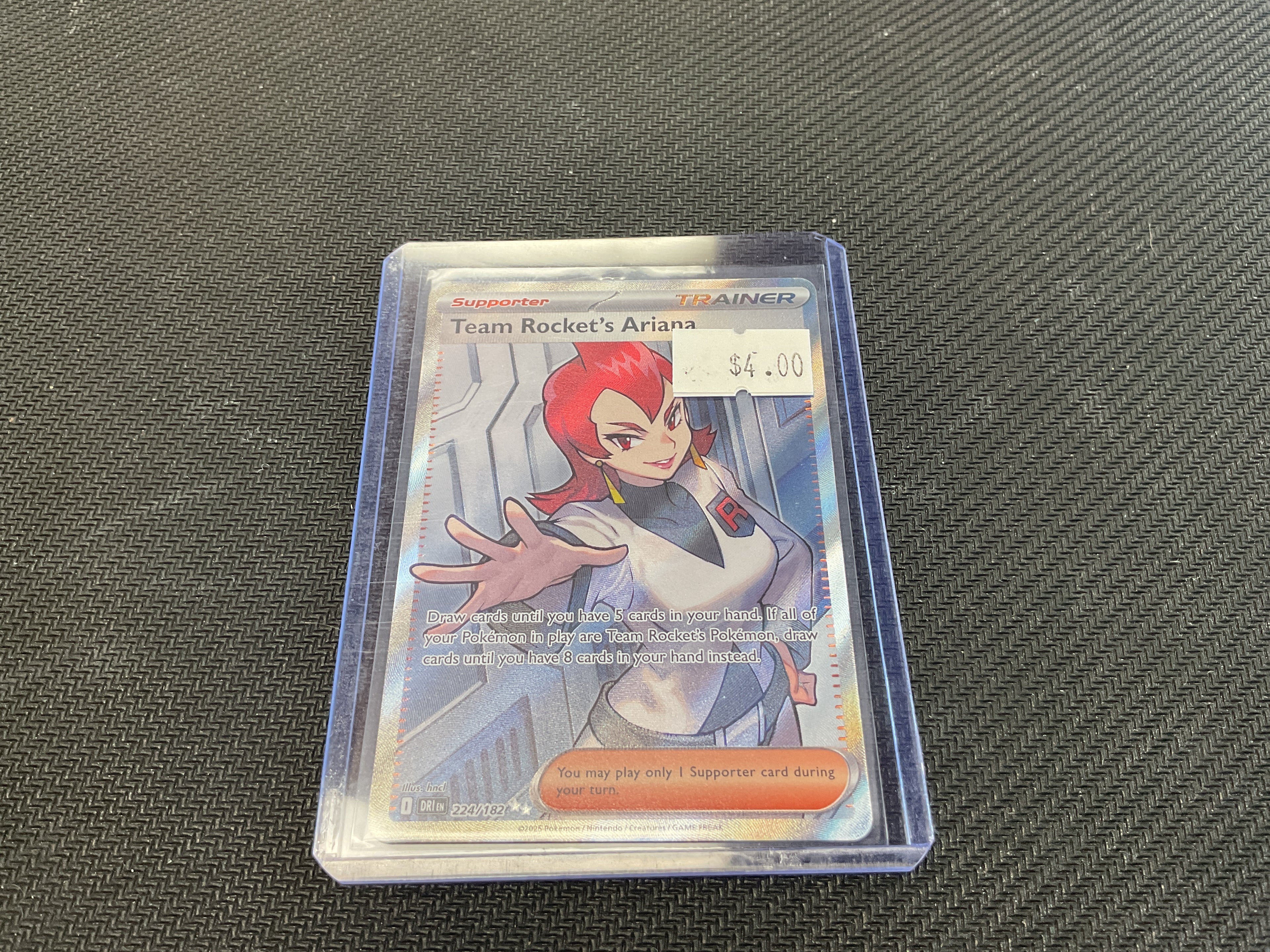 Team Rocket’s Ariana Full Art Destined Rivals