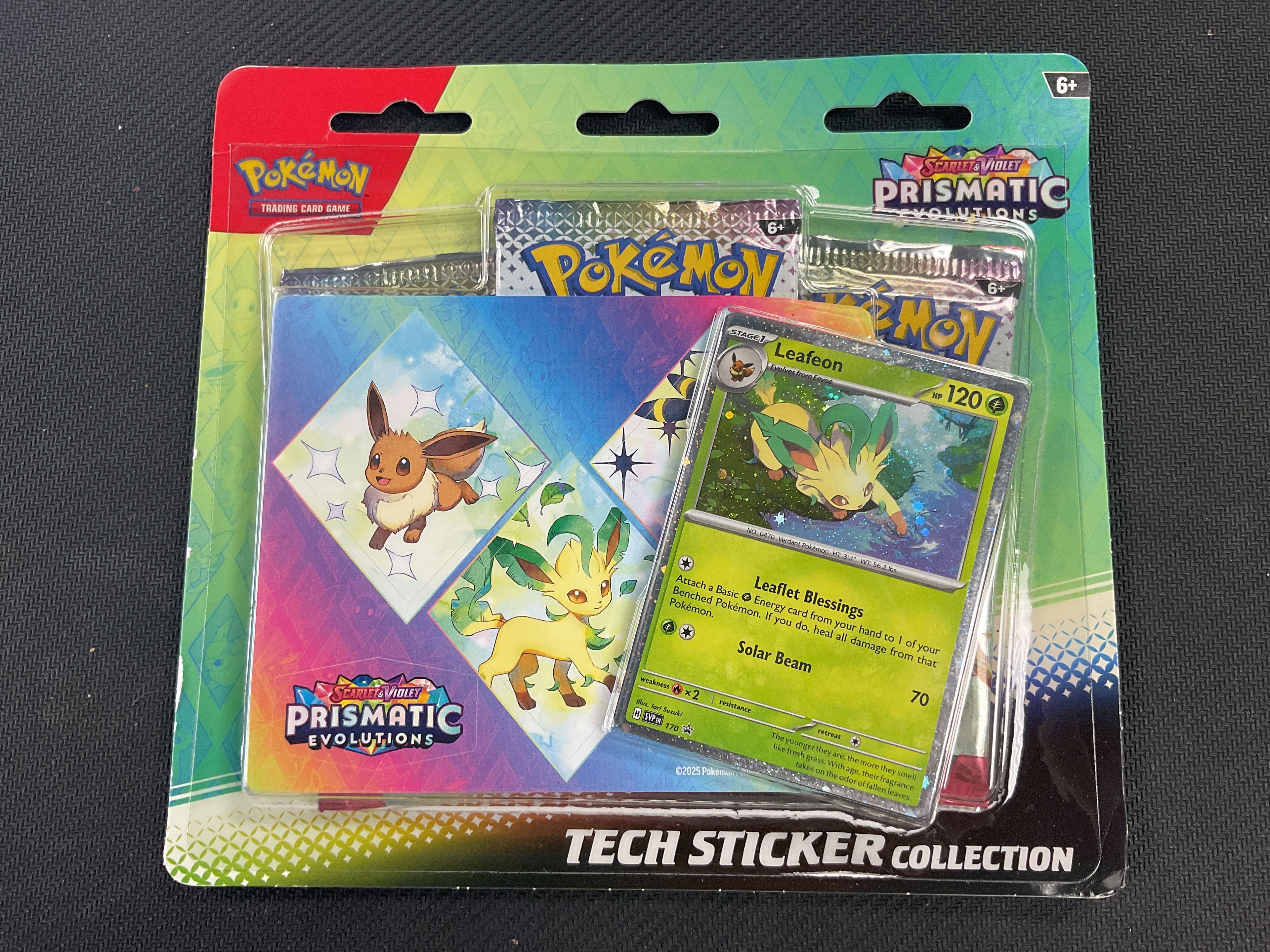 Prismatic Evolutions Tech Sticker Collection