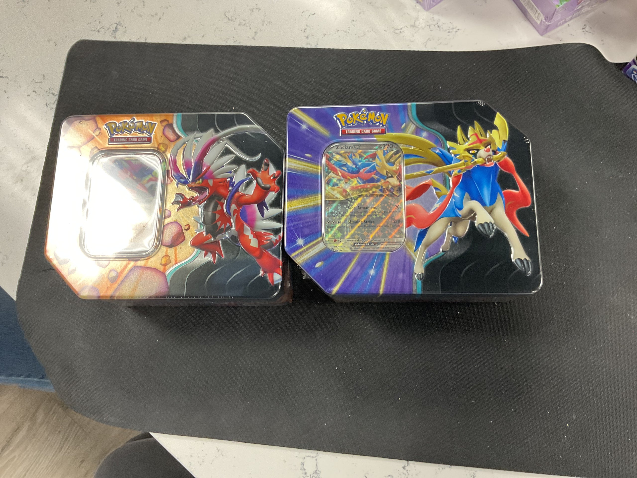 Zacian / Koridon Slashing Legends Tin J&J