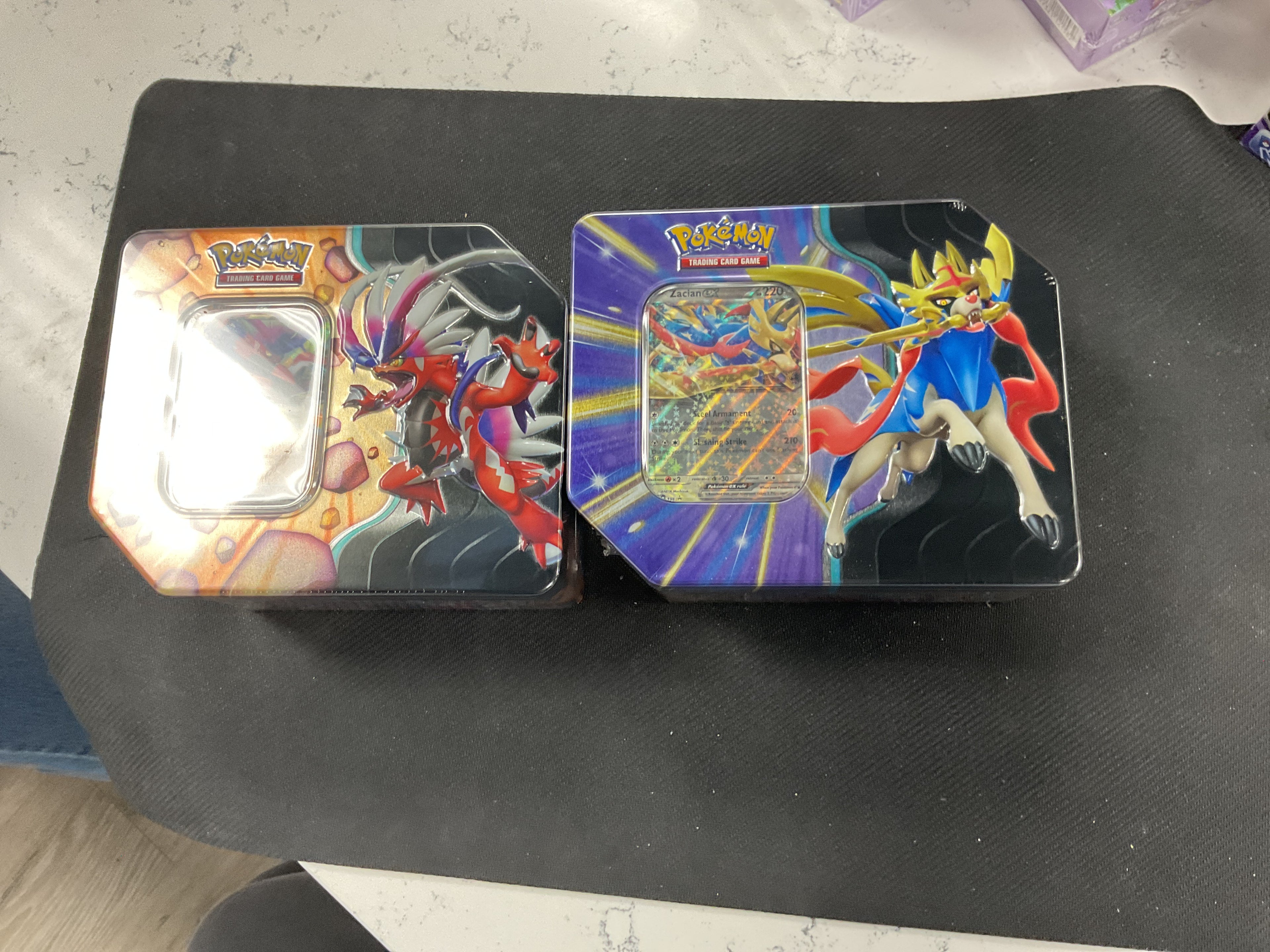 Zacian / Koridon Slashing Legends Tin J&J