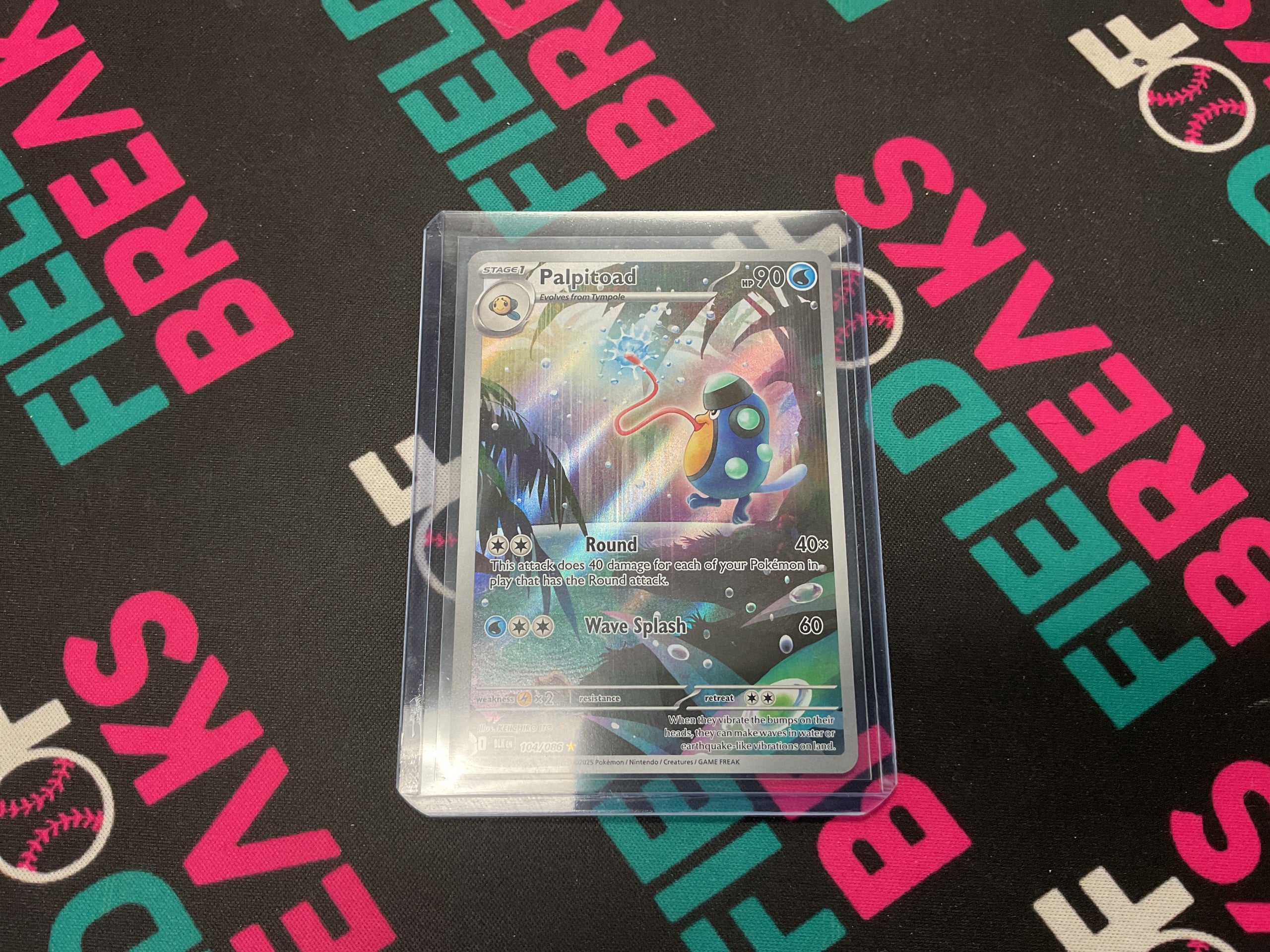 Palpitoad Black Bolt 104/086