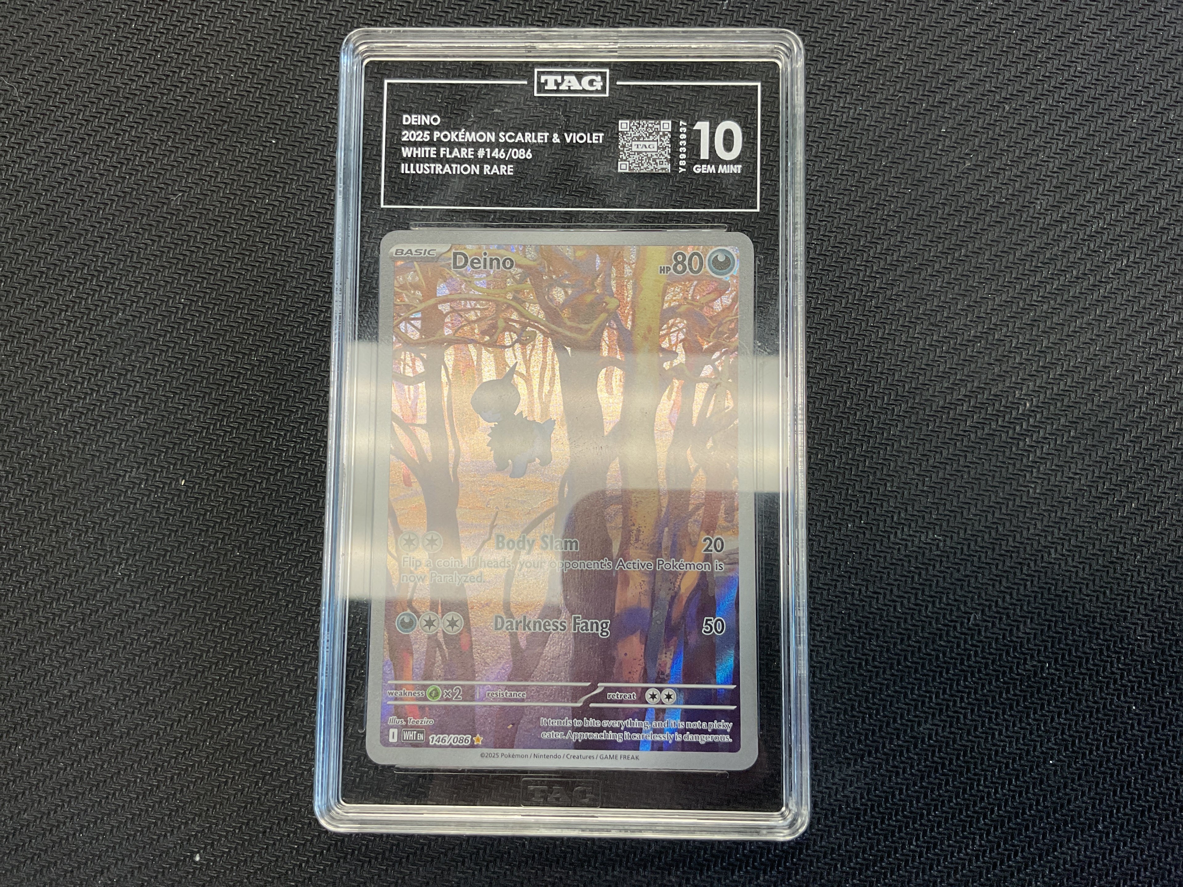 Deino White Flare Tag 10