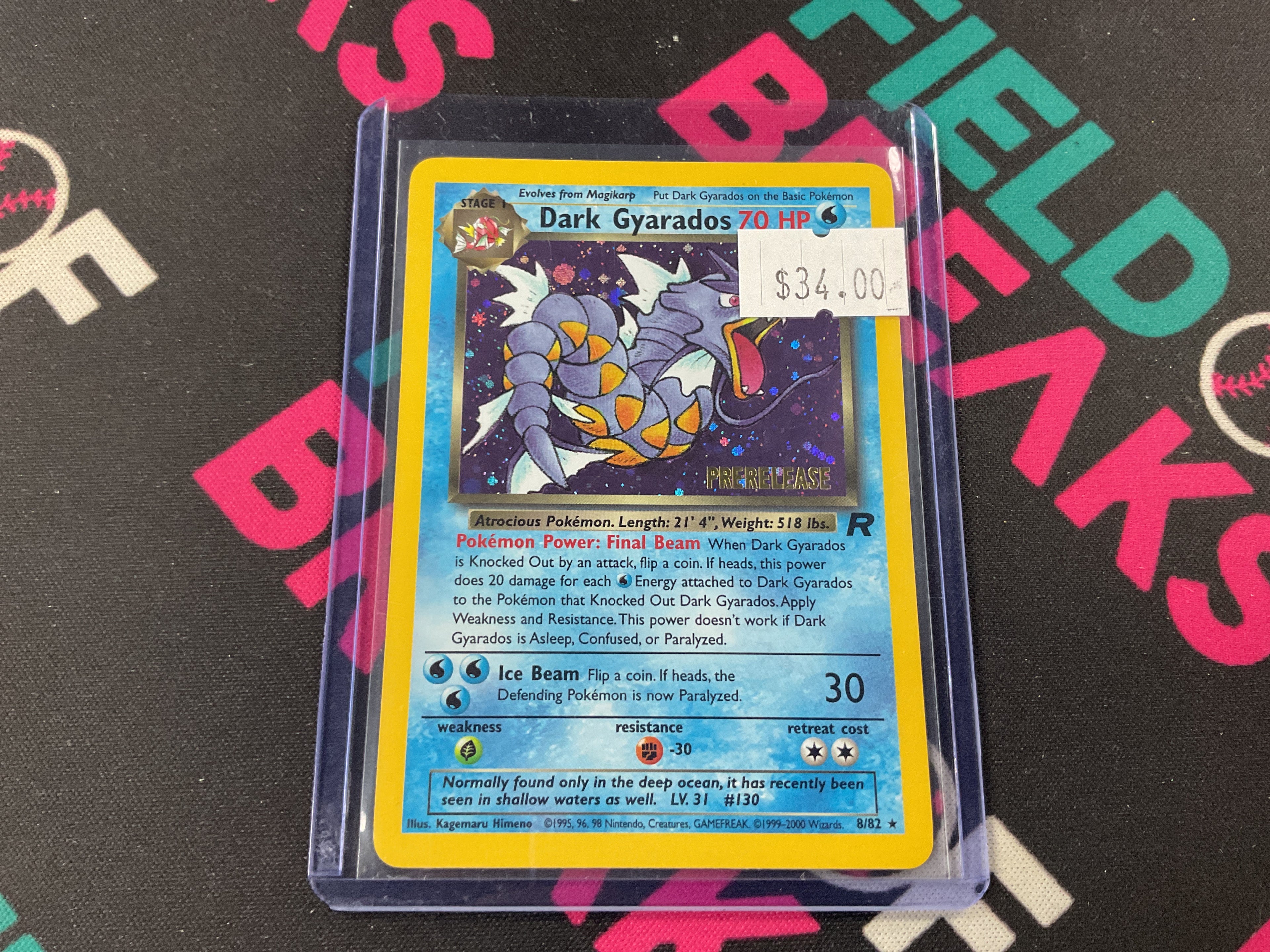 Dark Gyarados 8/82 Pre Release