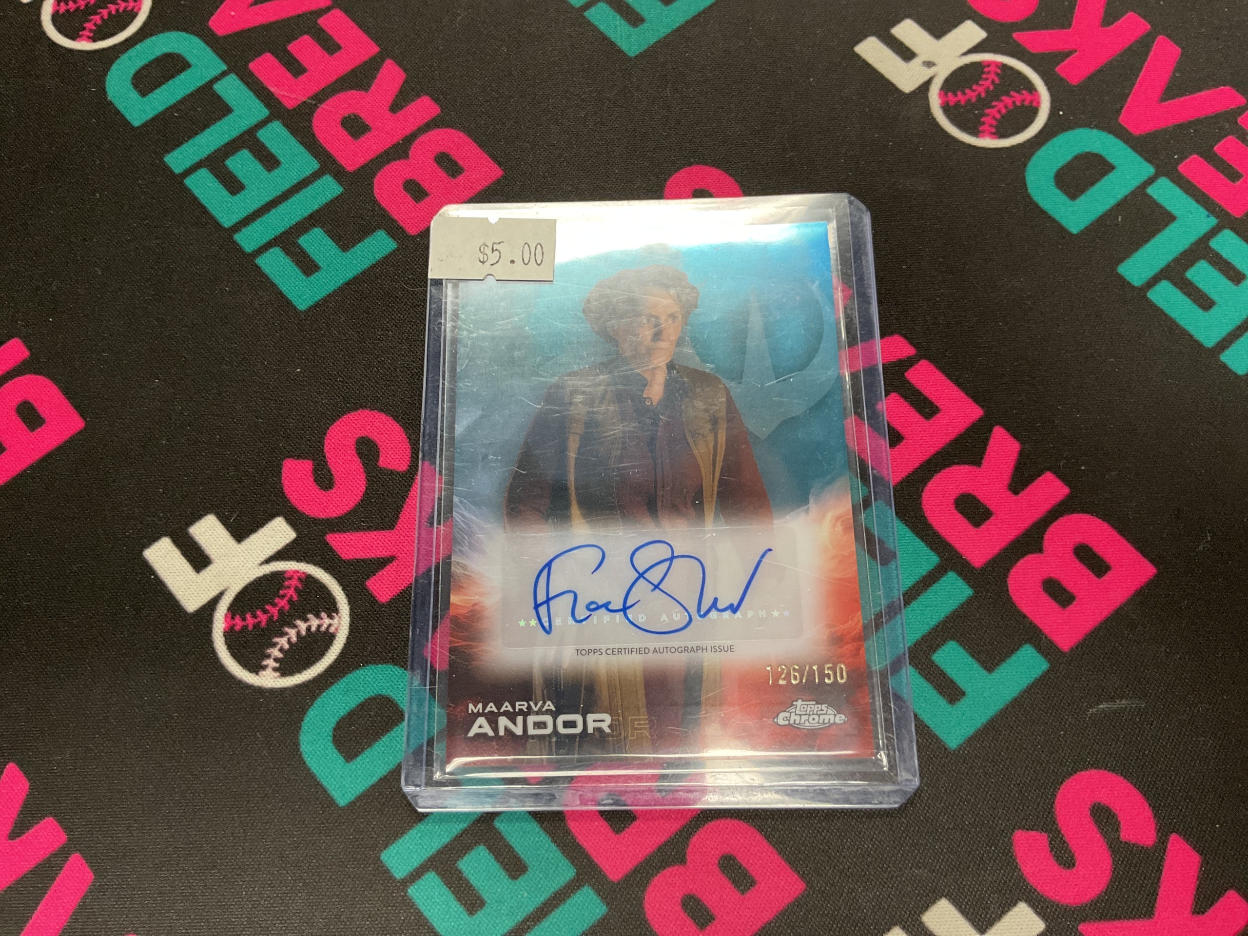 2025 Topps Chrome Star Wars Marva Andor Auto /150