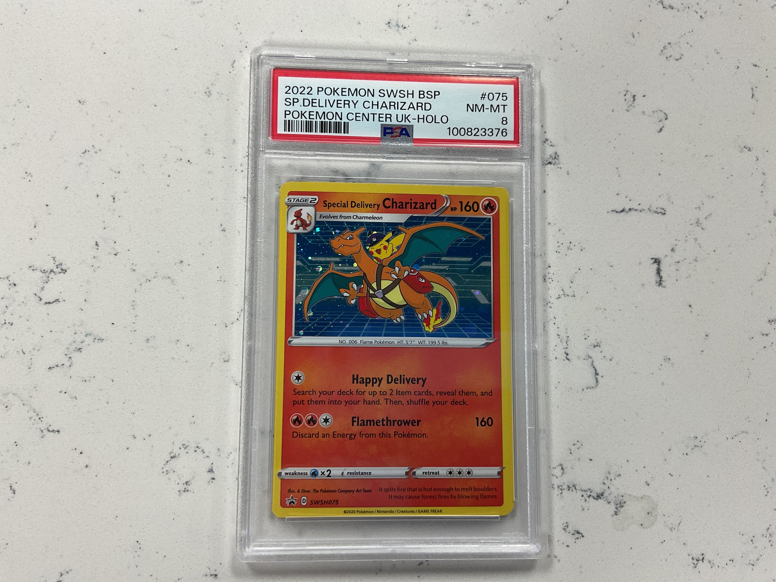 Special Delivery Charizard PSA 8