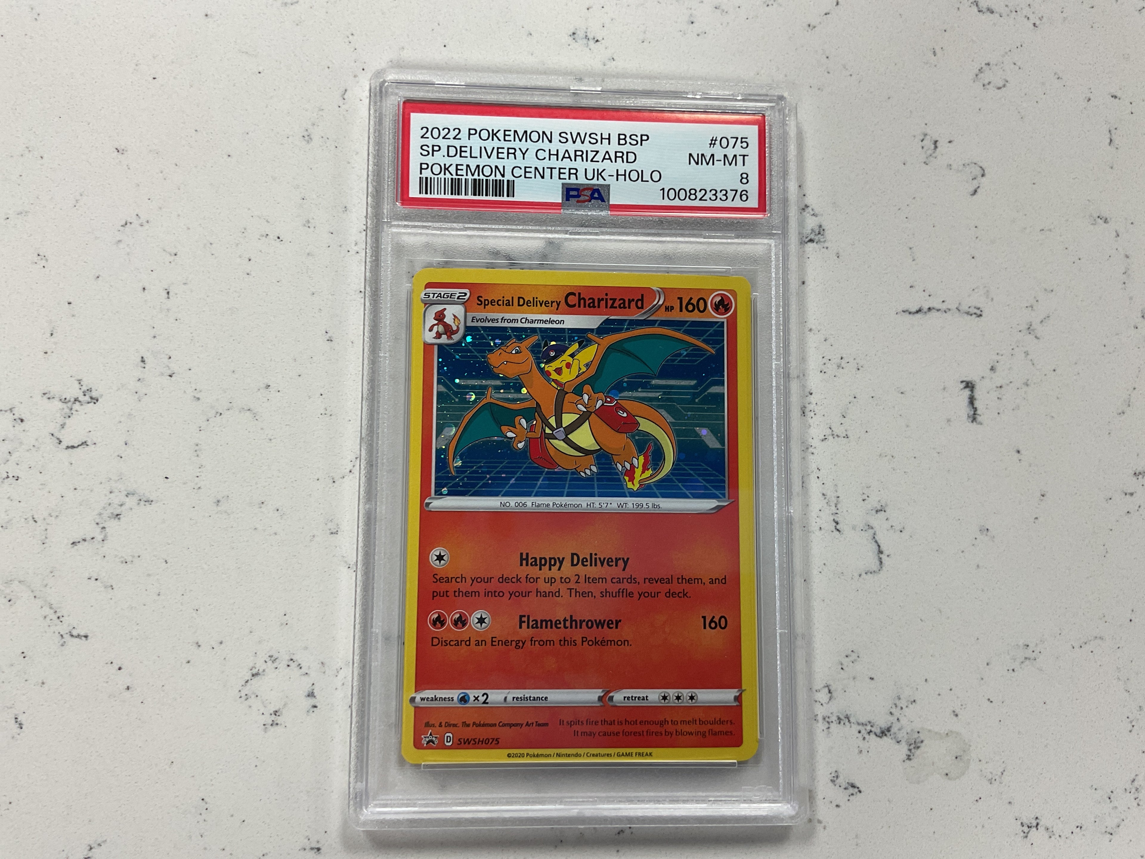 Special Delivery Charizard PSA 8