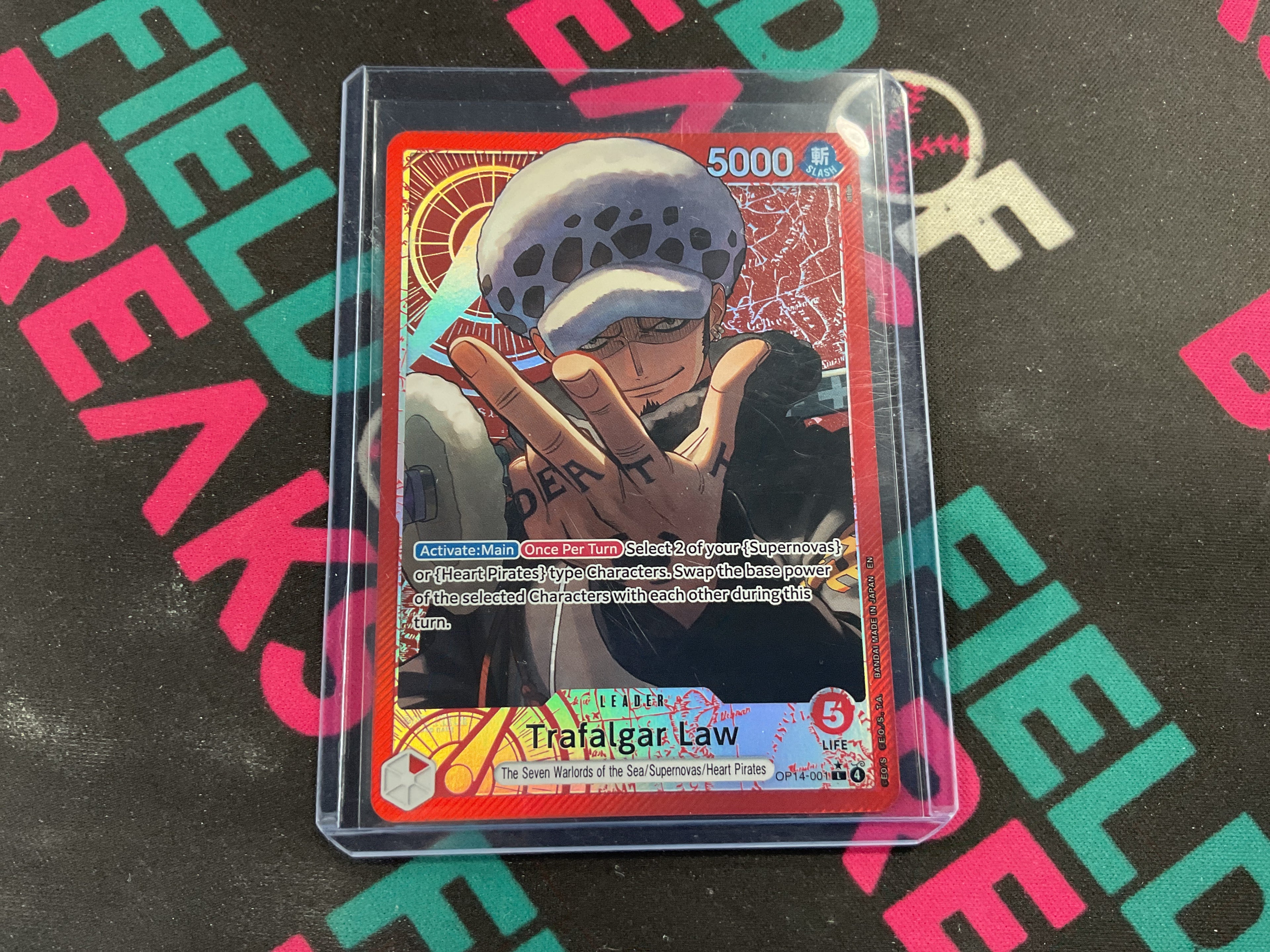 Trafalgar Law Alt Art Leader OP14-001