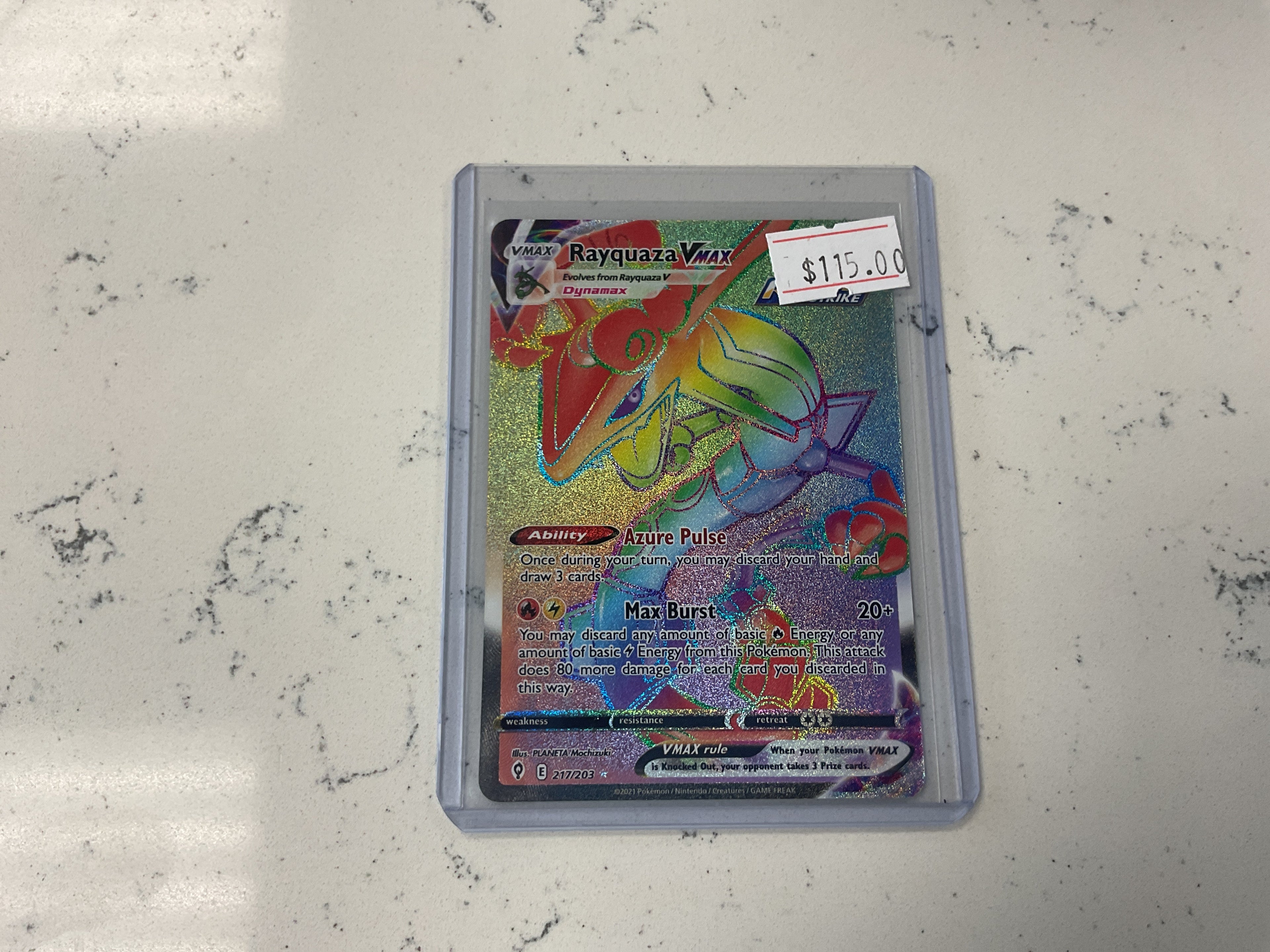 Rayquaza Vmax 217/203
