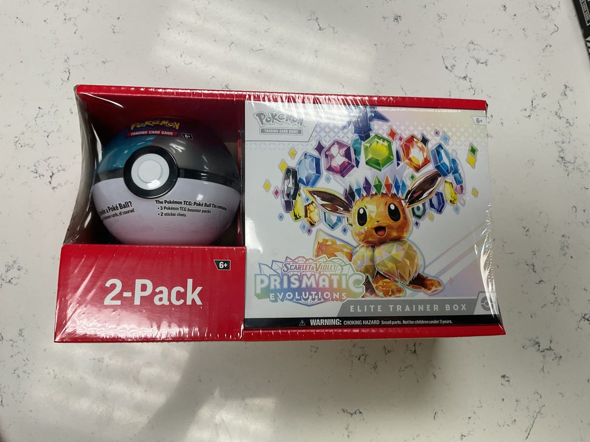 Prismatic Etb + Pokeball 2 pack