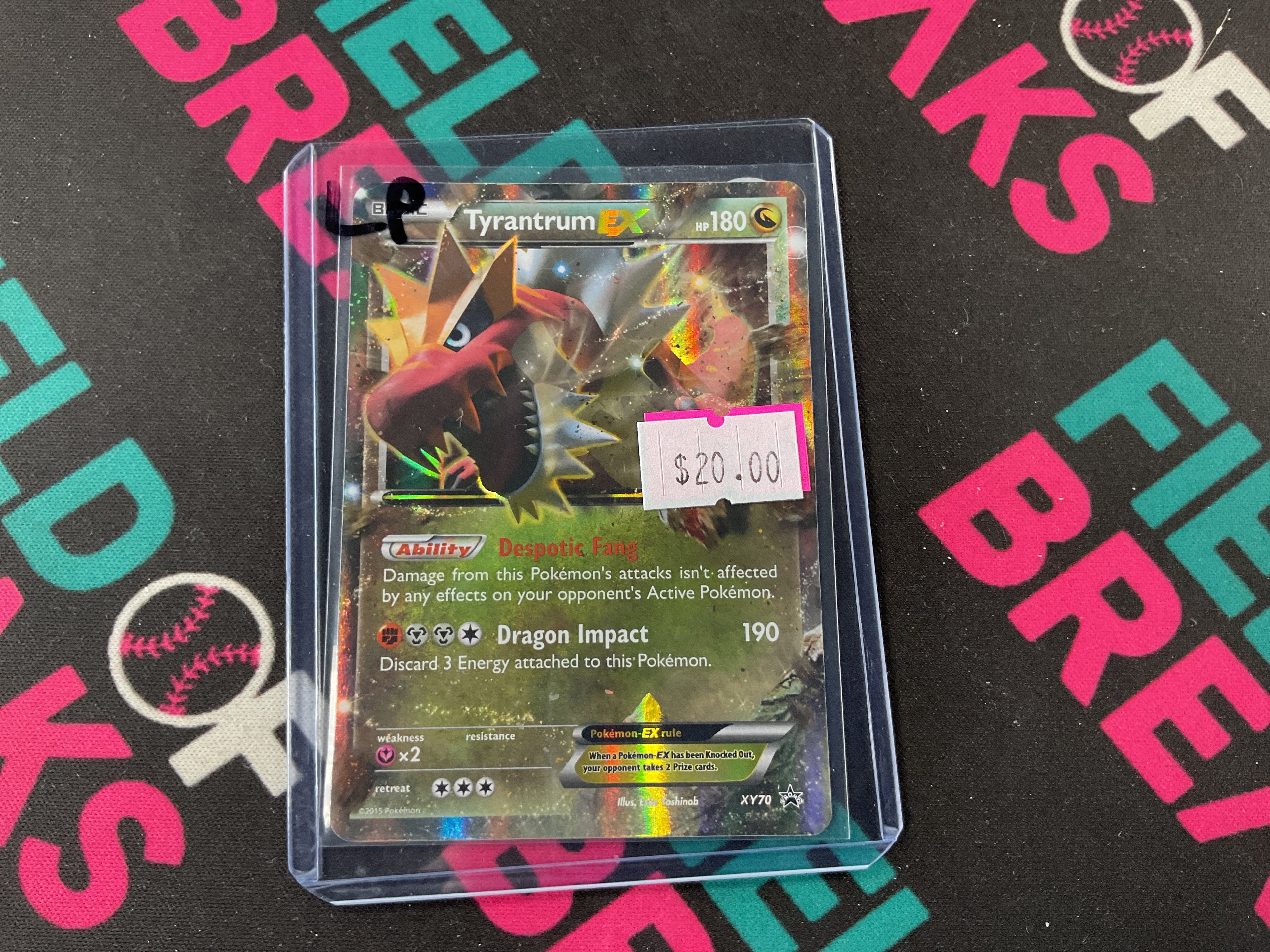 Tyrantrum EX XY70 (LP)