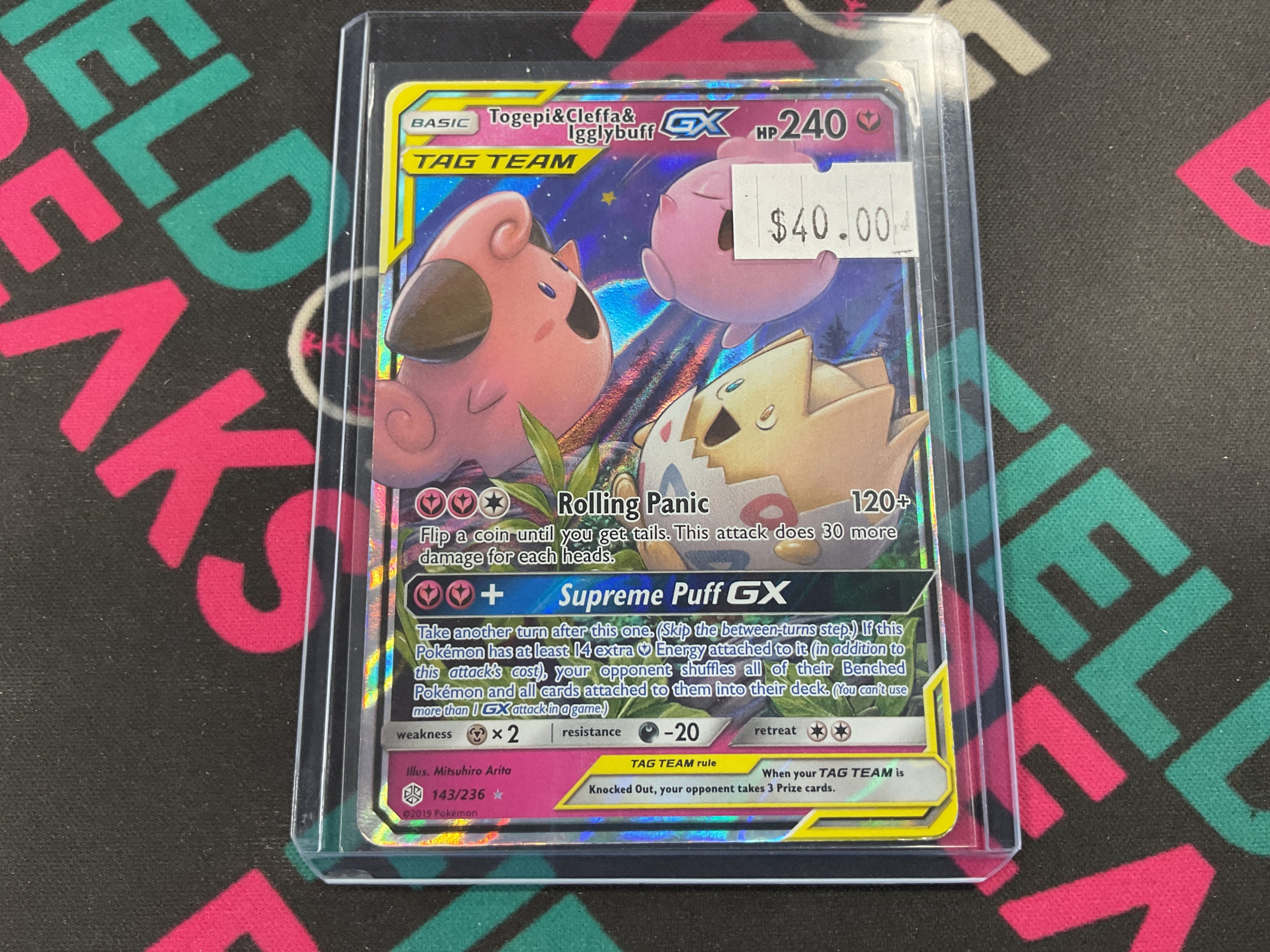 Togepi Cleffa and Igglybuff GX (MP) 143/236