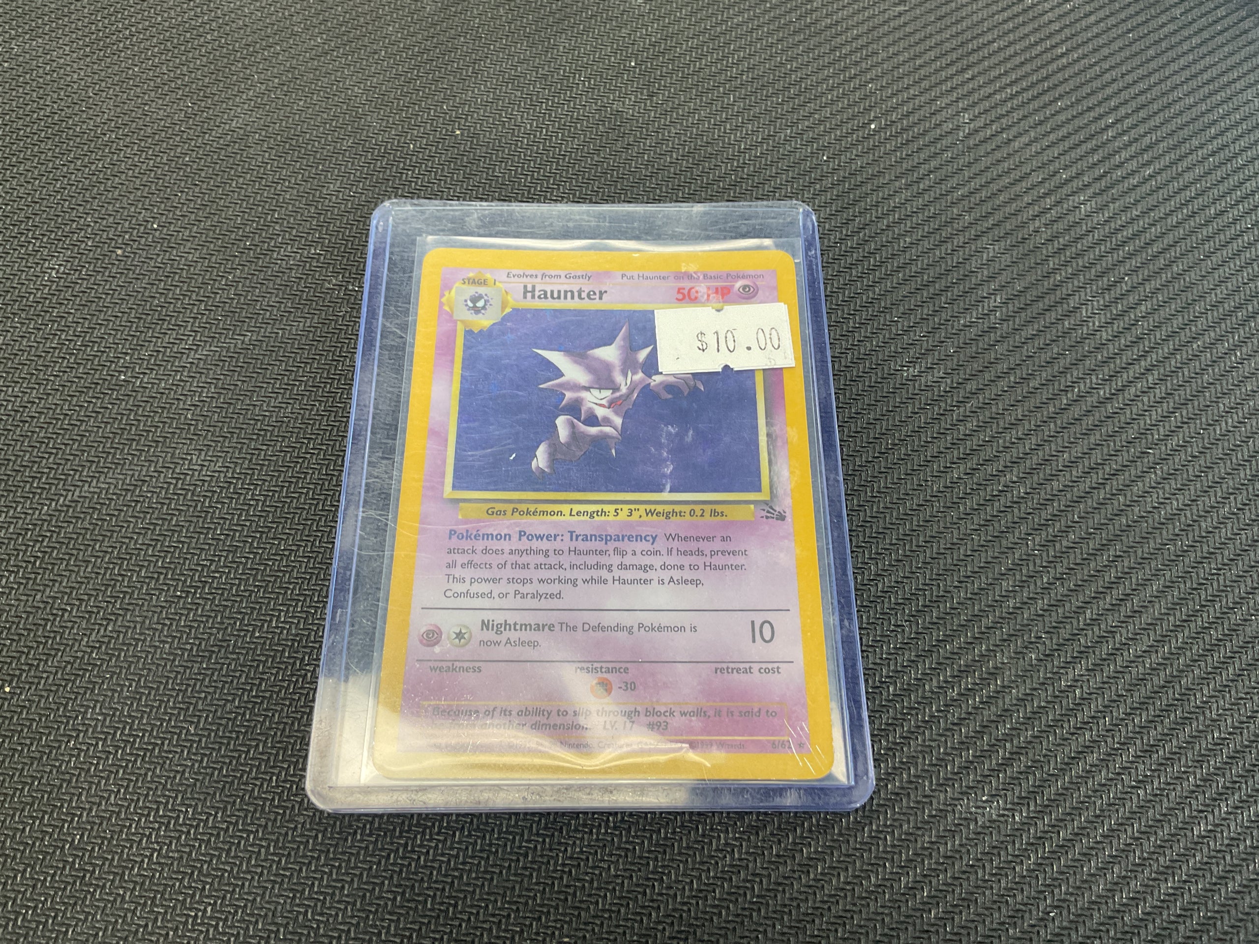Haunter Fossil Unlimited Holo (HP)