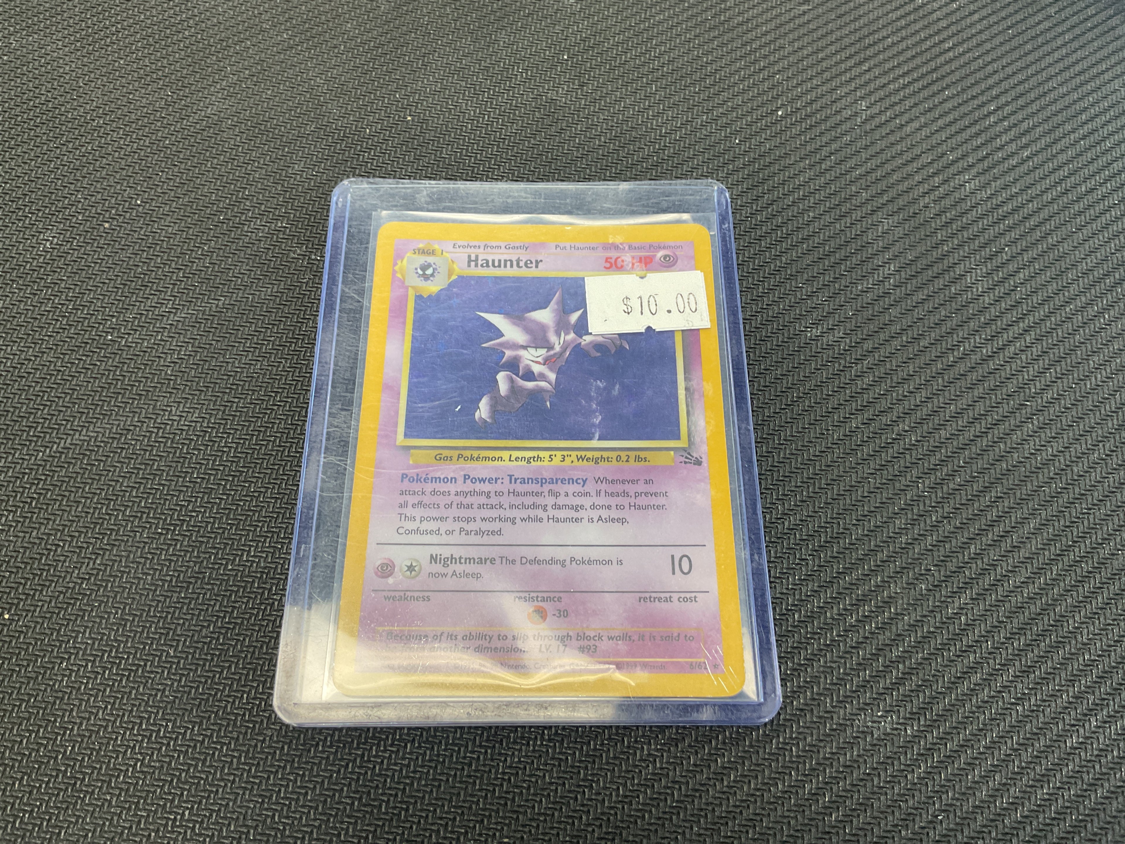 Haunter Fossil Unlimited Holo (HP)