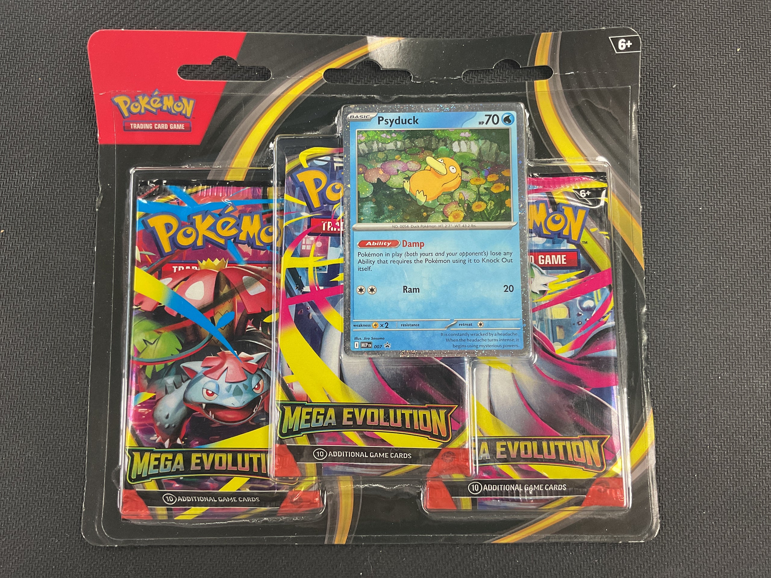 Mega Evolution 3 Pack Blister (Psyduck)