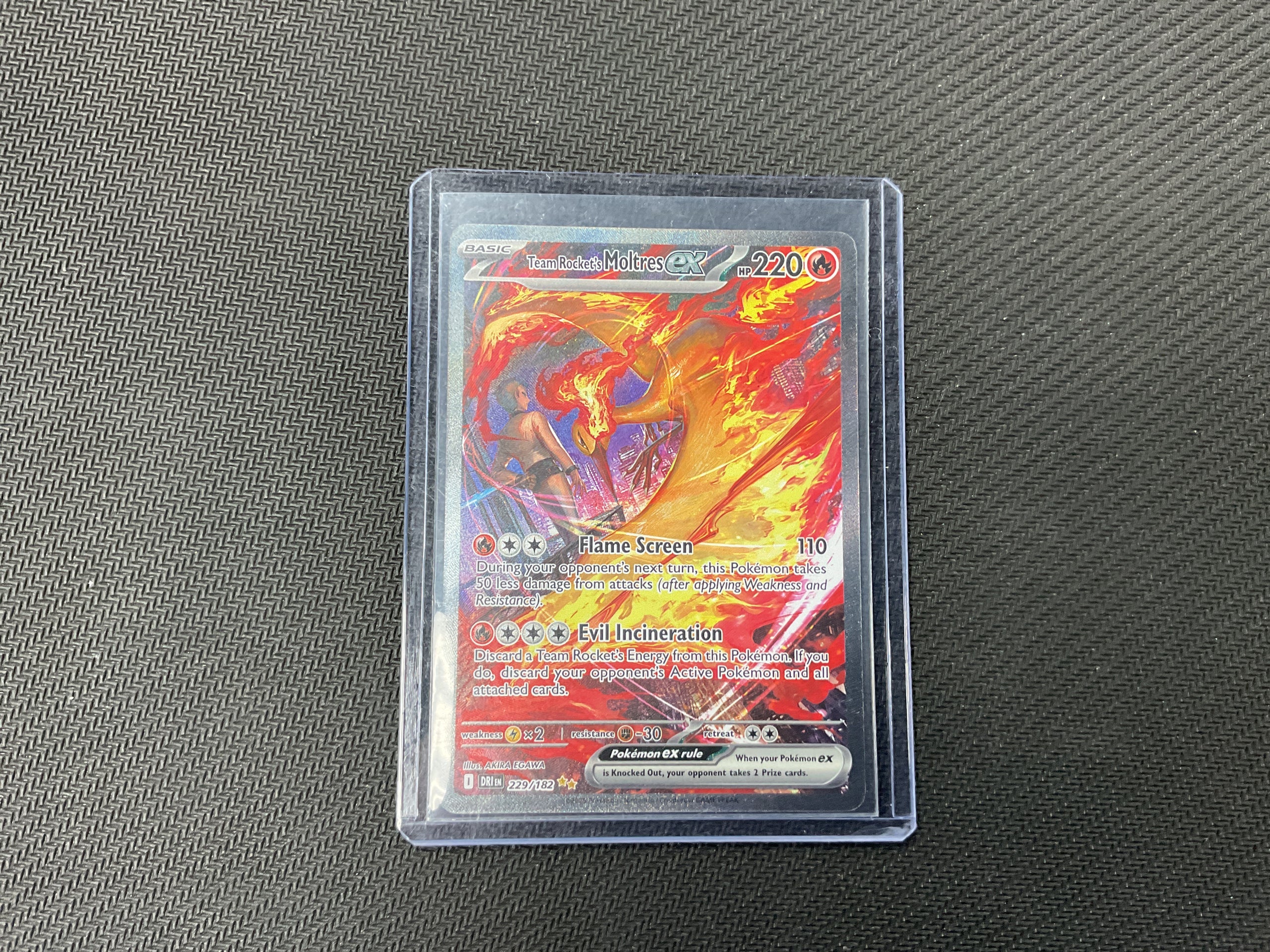 Team Rockets Moltres ex SIR Destined Rivals