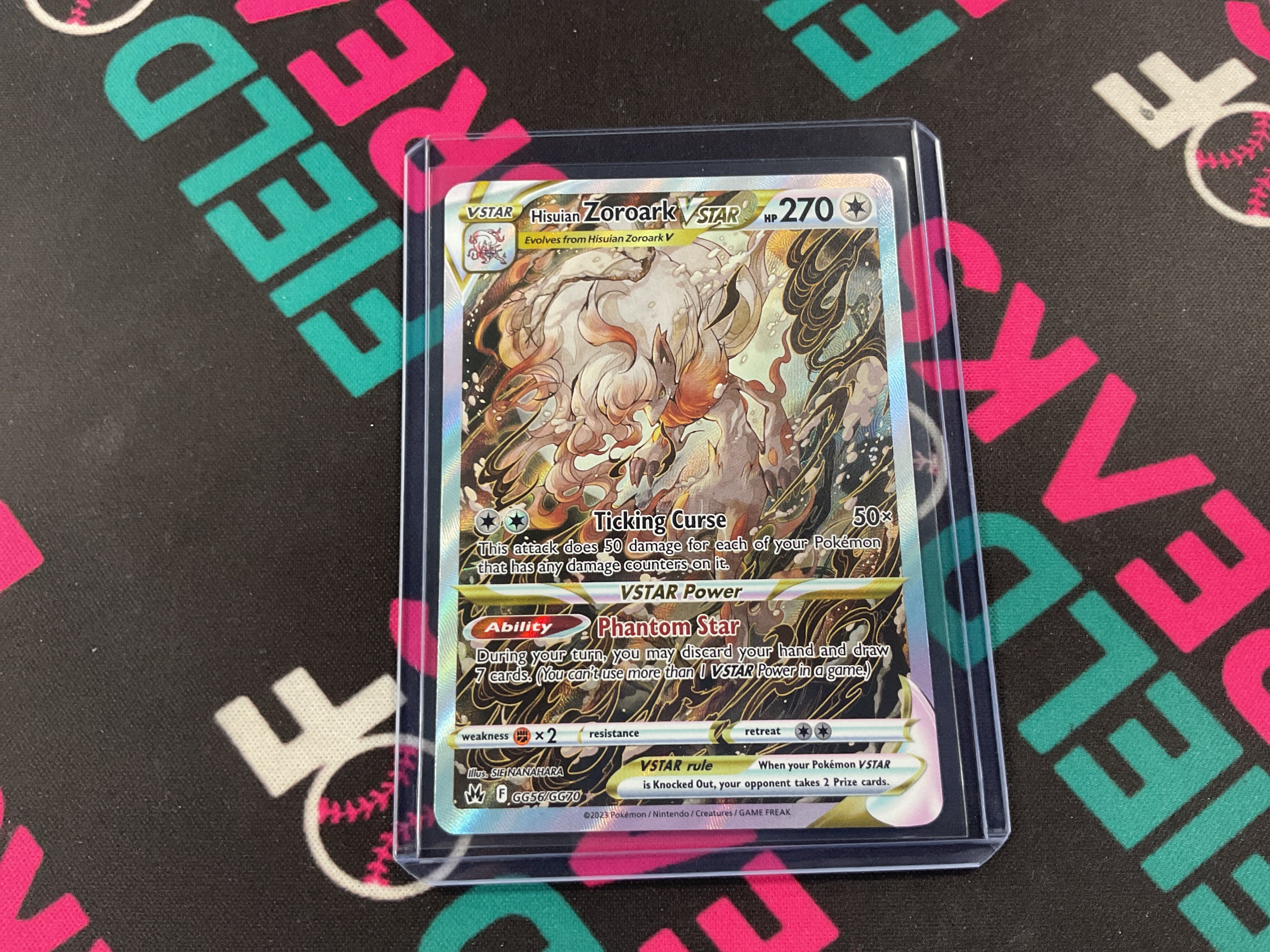 Hisuian Zoroark Vstar Crown Zenith Galarian Gallery GG56/GG70