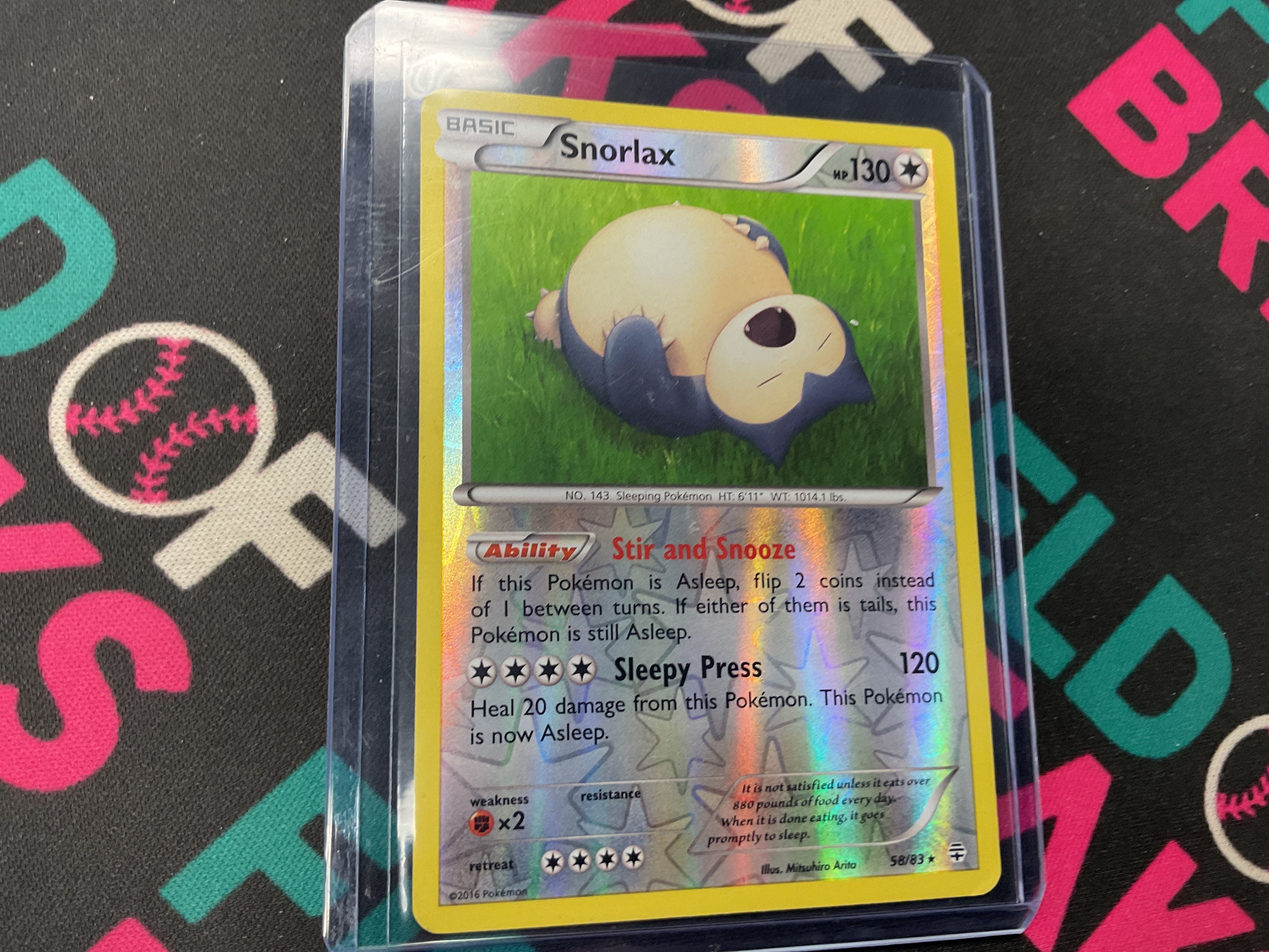 Snorlax 58/83 Reverse Holo